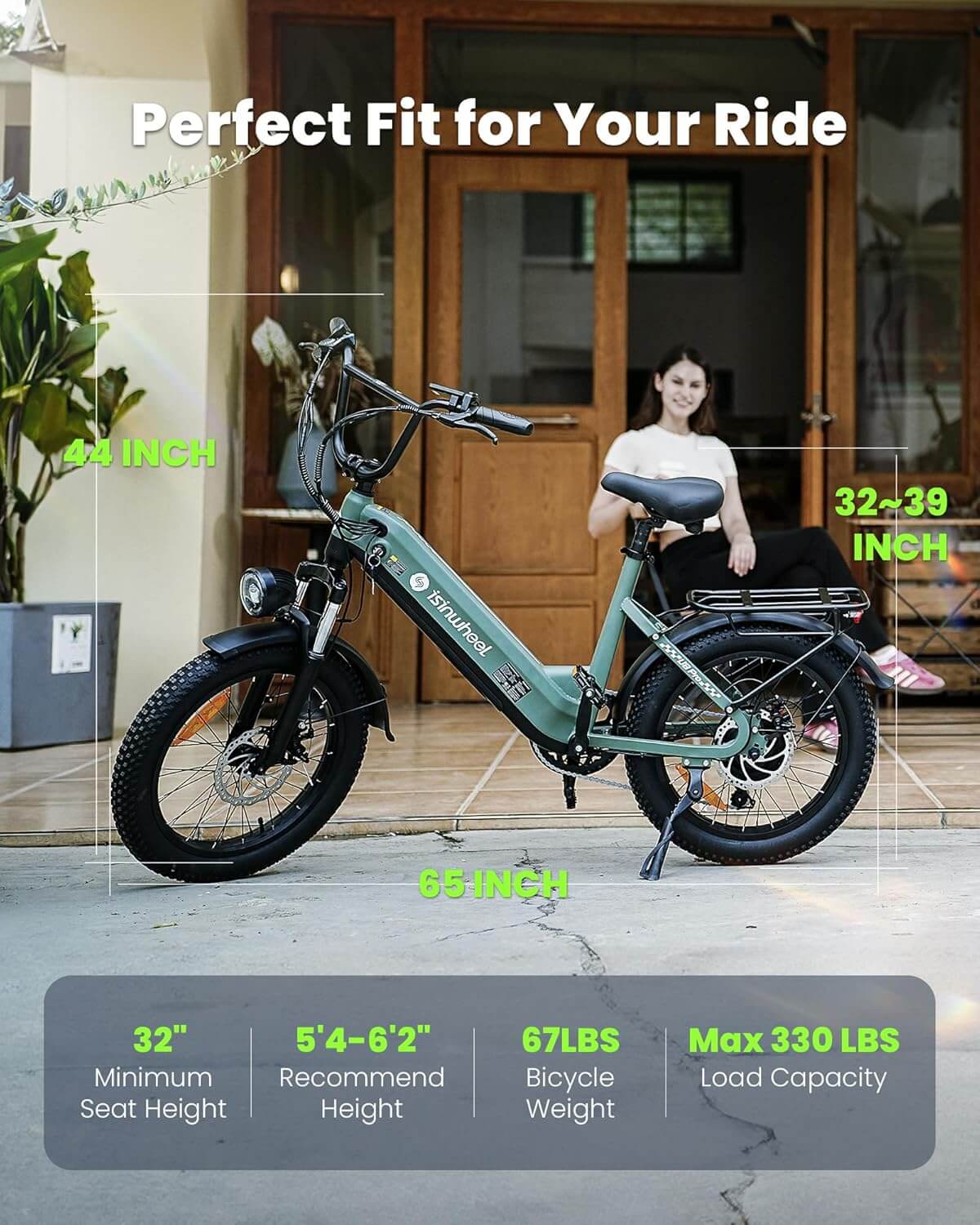 Isinwheel U8 1000W 48V Electric Bike