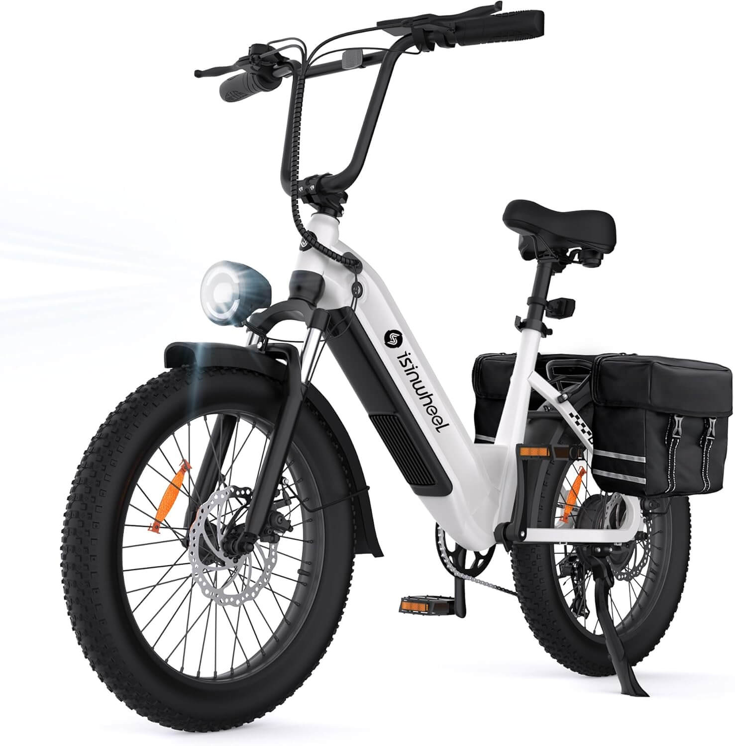 1000w electric bicycle Isinwheel U8 1000W 48V Electric Bike White