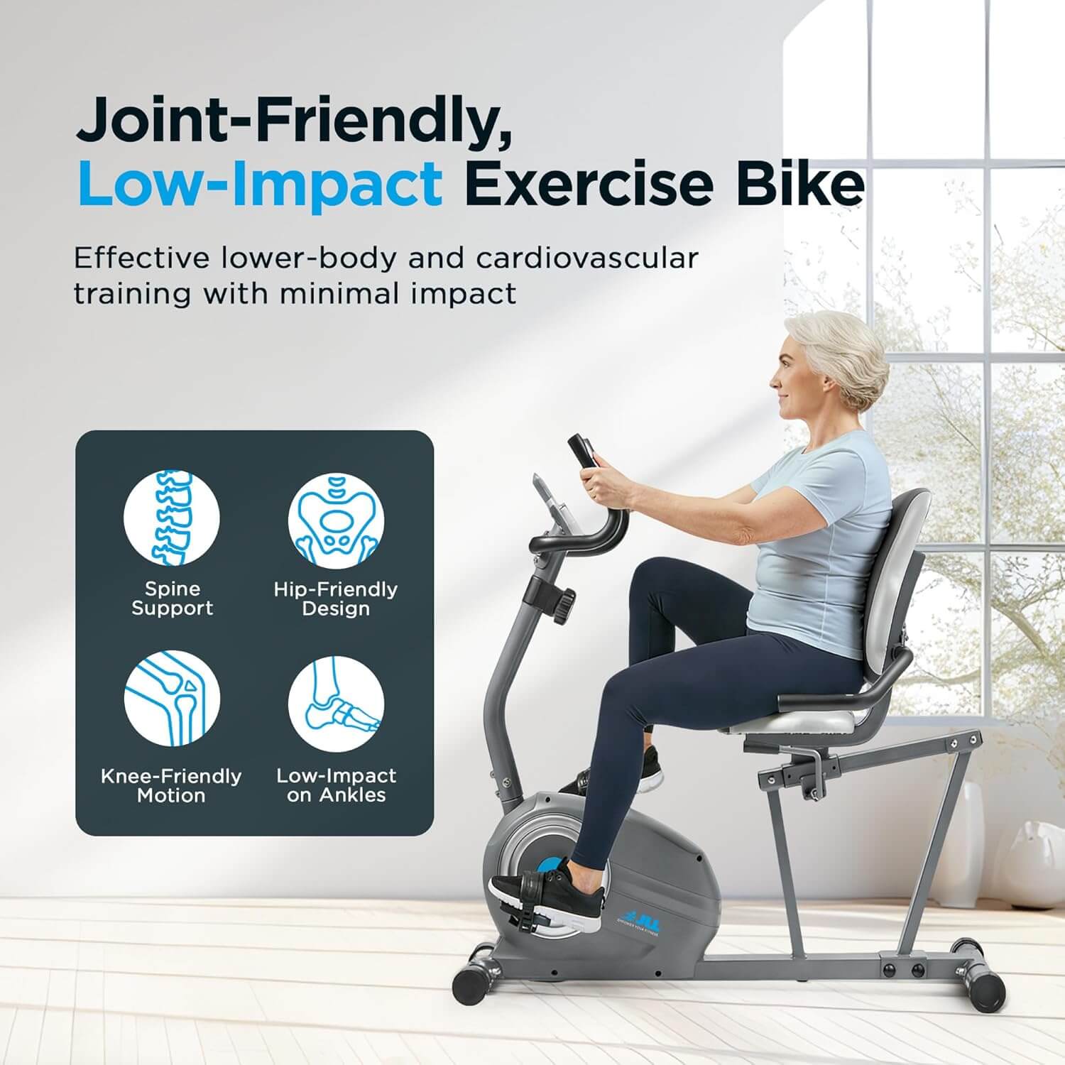 JLL ESSENTIAL Recumbent Exercise Bike