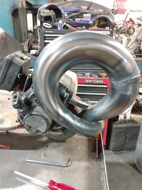 JetPro Go-Ped SPORT SPINDLE DRIVE with RC Motor Performance Pipe