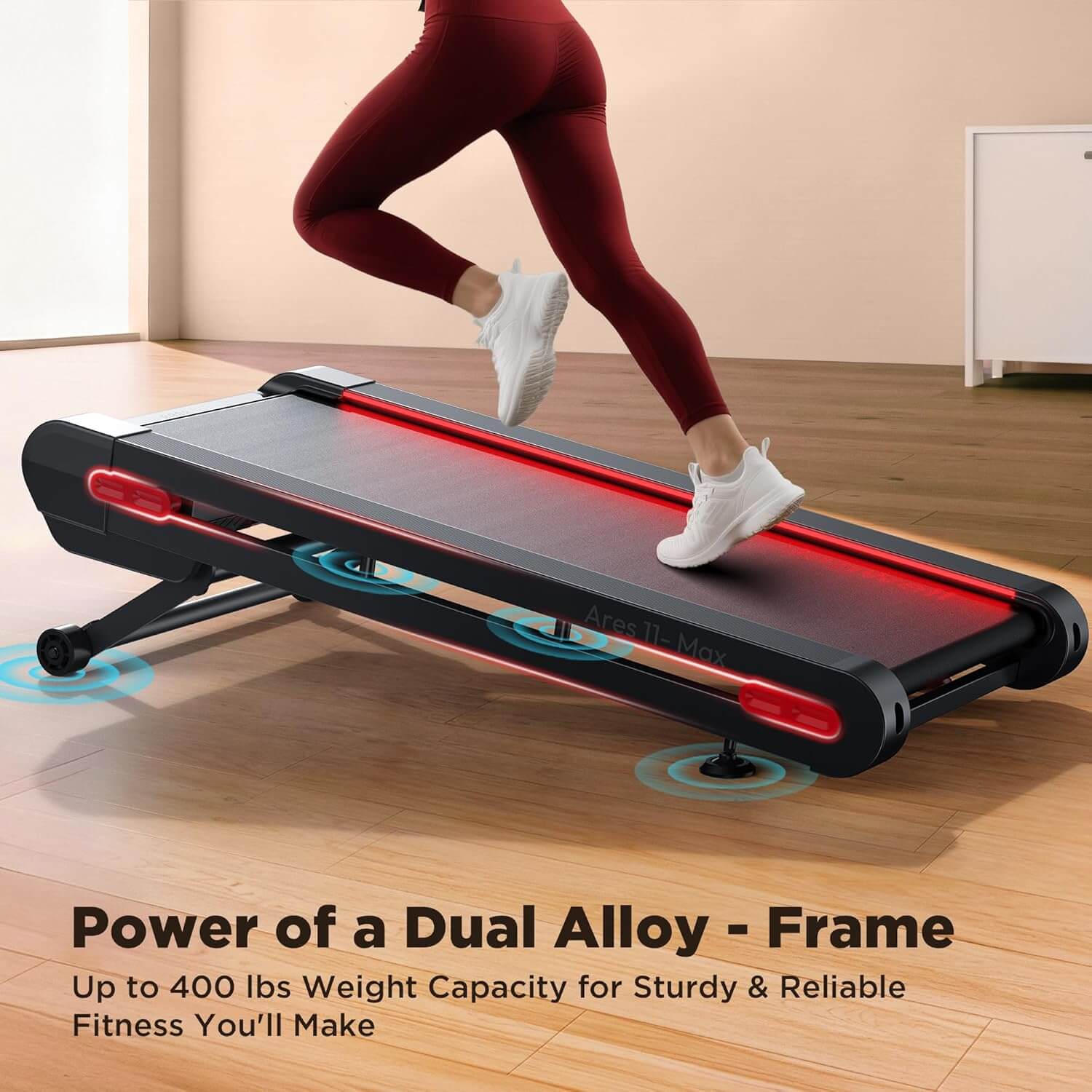 Jogwell TM11GY Walking Pad Treadmill