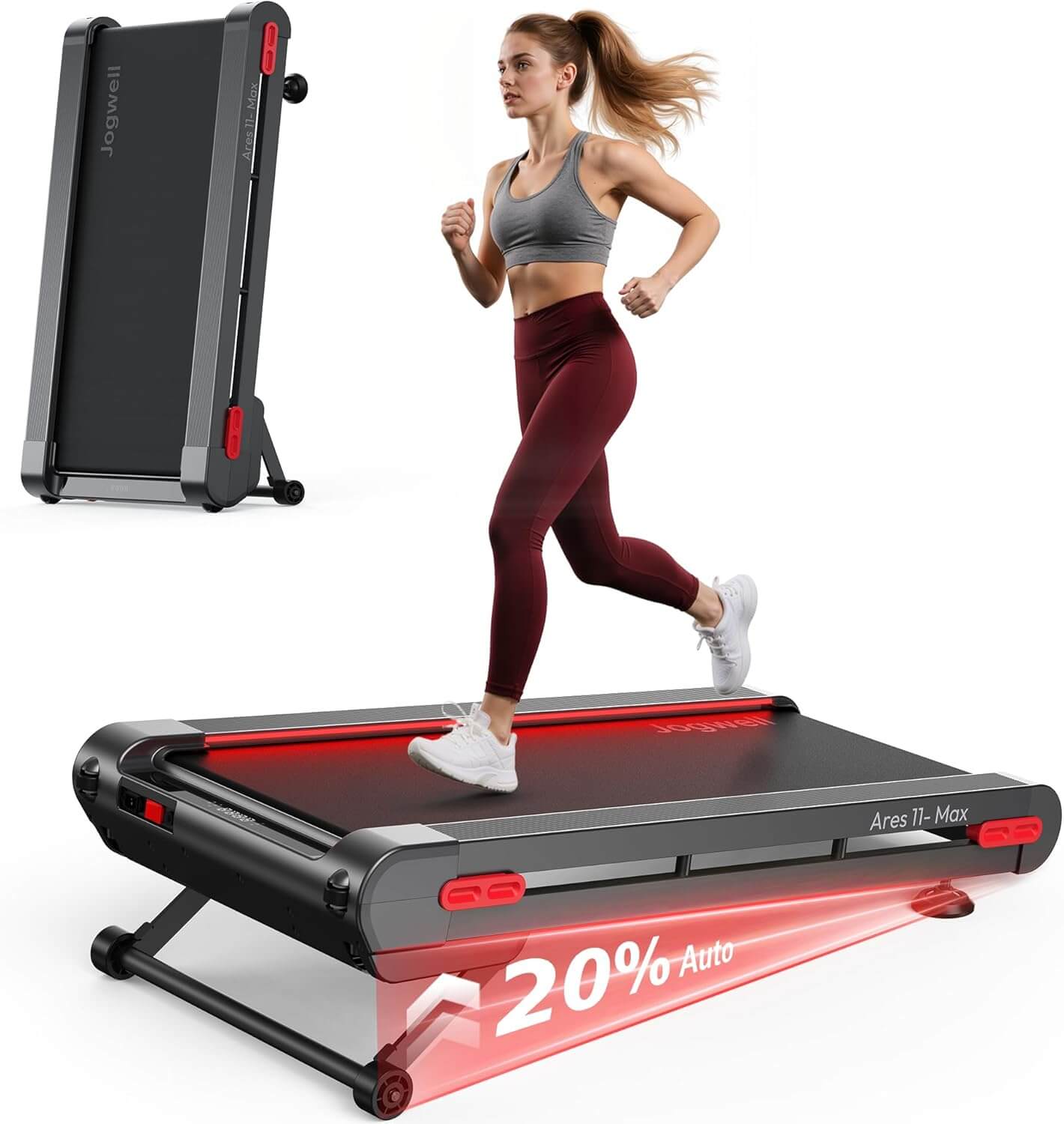 Jogwell TM11GY Walking Pad Treadmill