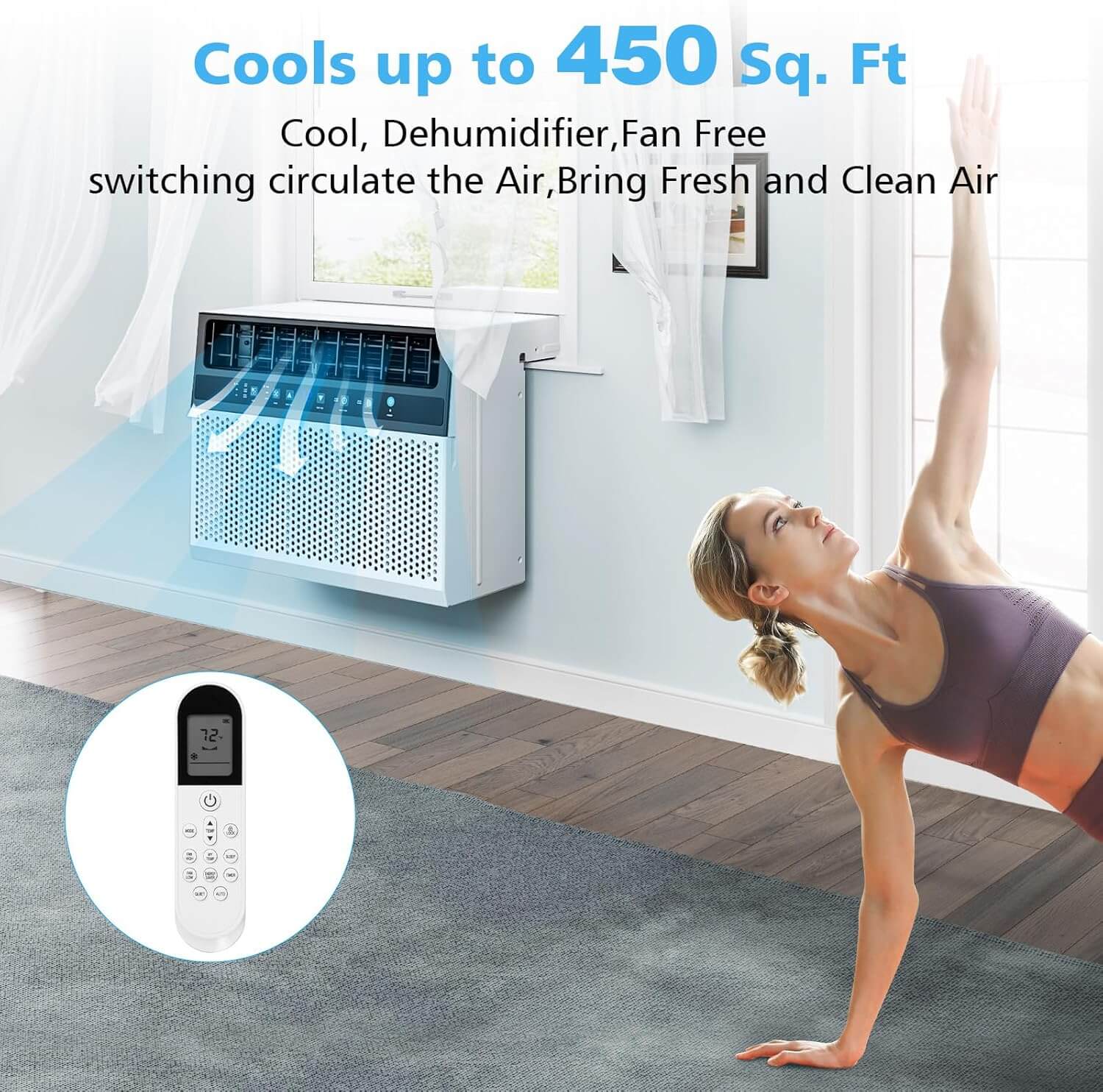 Joy Pebble 3-In-1 Window Air Conditioner