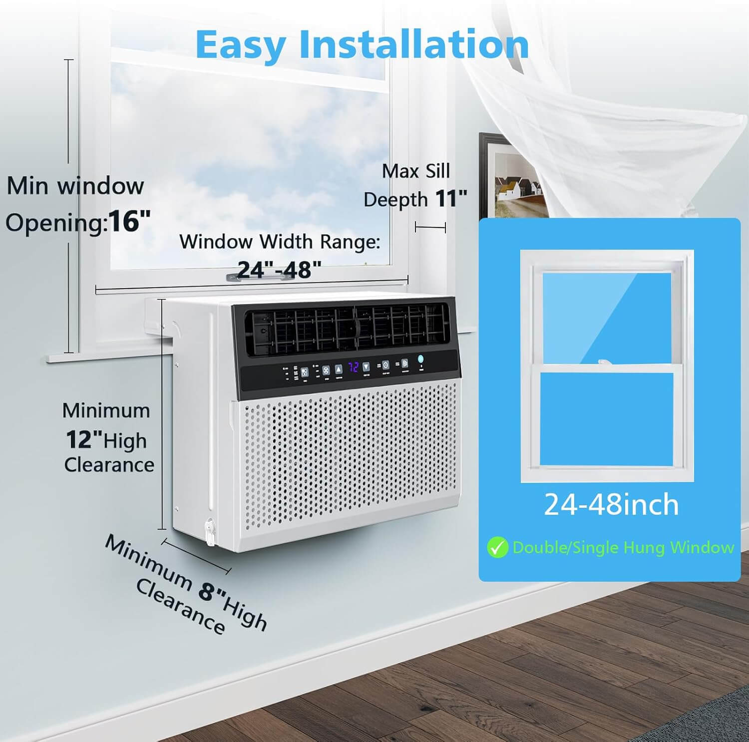 Joy Pebble 3-In-1 Window Air Conditioner