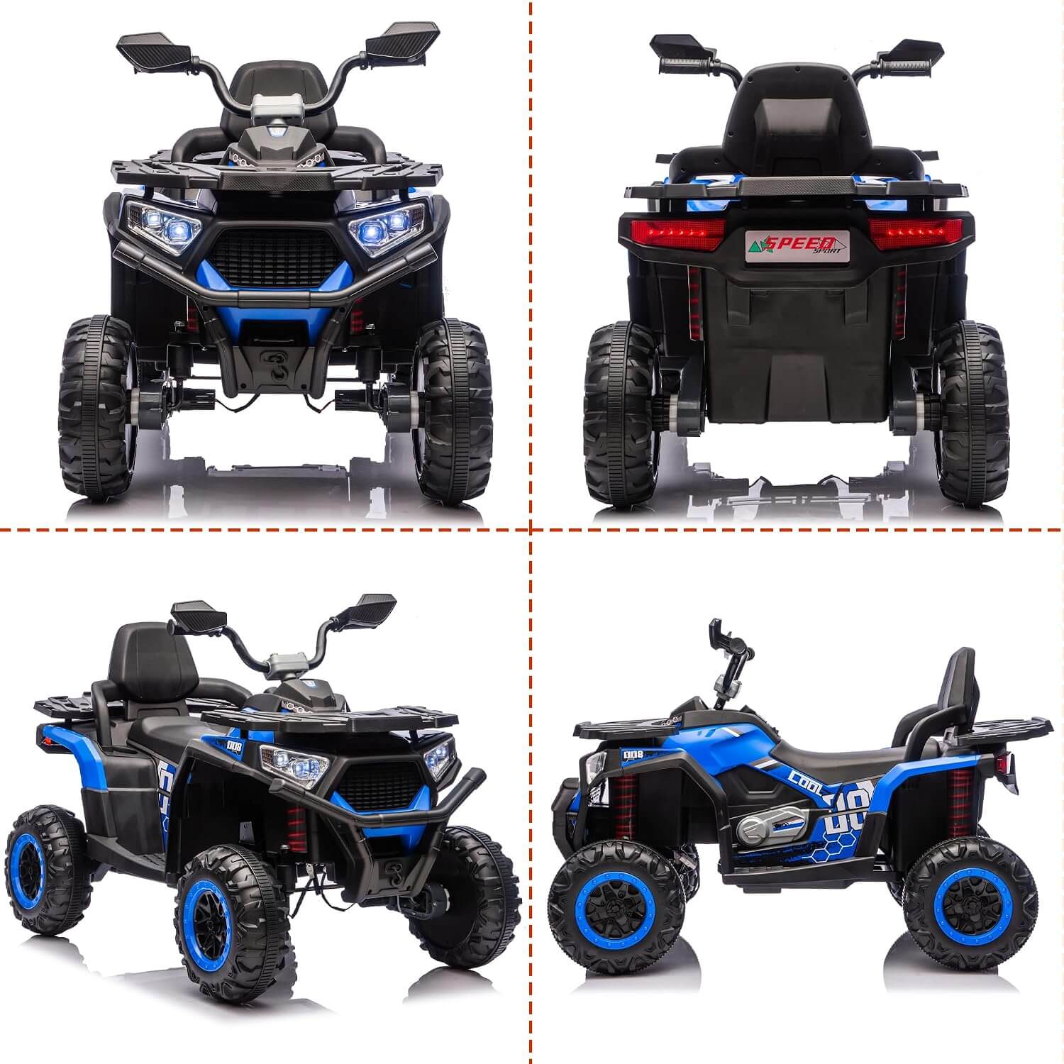 Joyracer NEL007 800W 24V 4x4 Kids' Electric All-Terrain Vehicle ATV