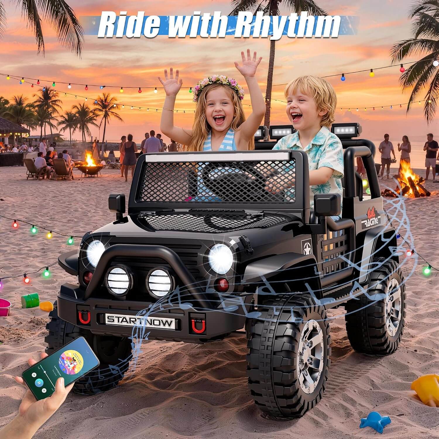 Joyracer XMX618 800W 24V 2 Seater Kids' Electric Ride-On Car Truck