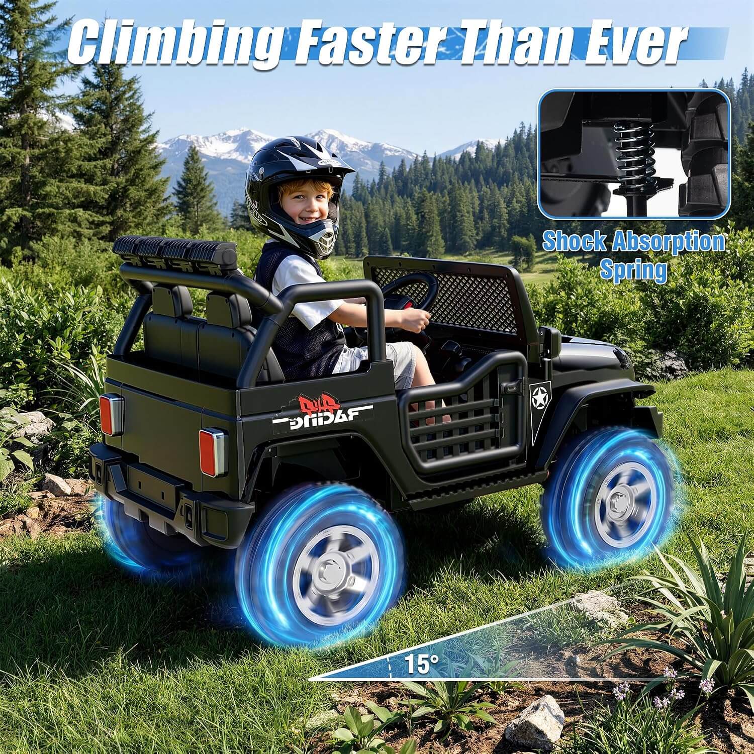 Joyracer XMX618 800W 24V 2 Seater Kids' Electric Ride-On Car Truck