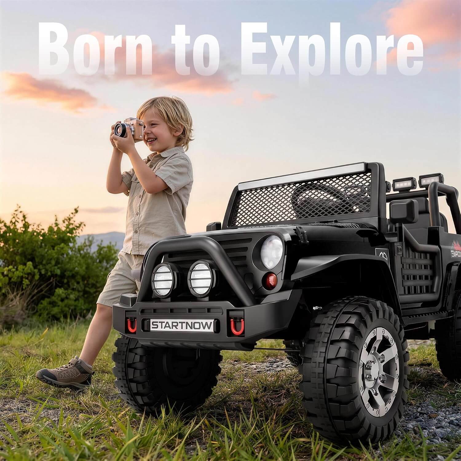 Joyracer XMX618 800W 24V 2 Seater Kids' Electric Ride-On Car Truck