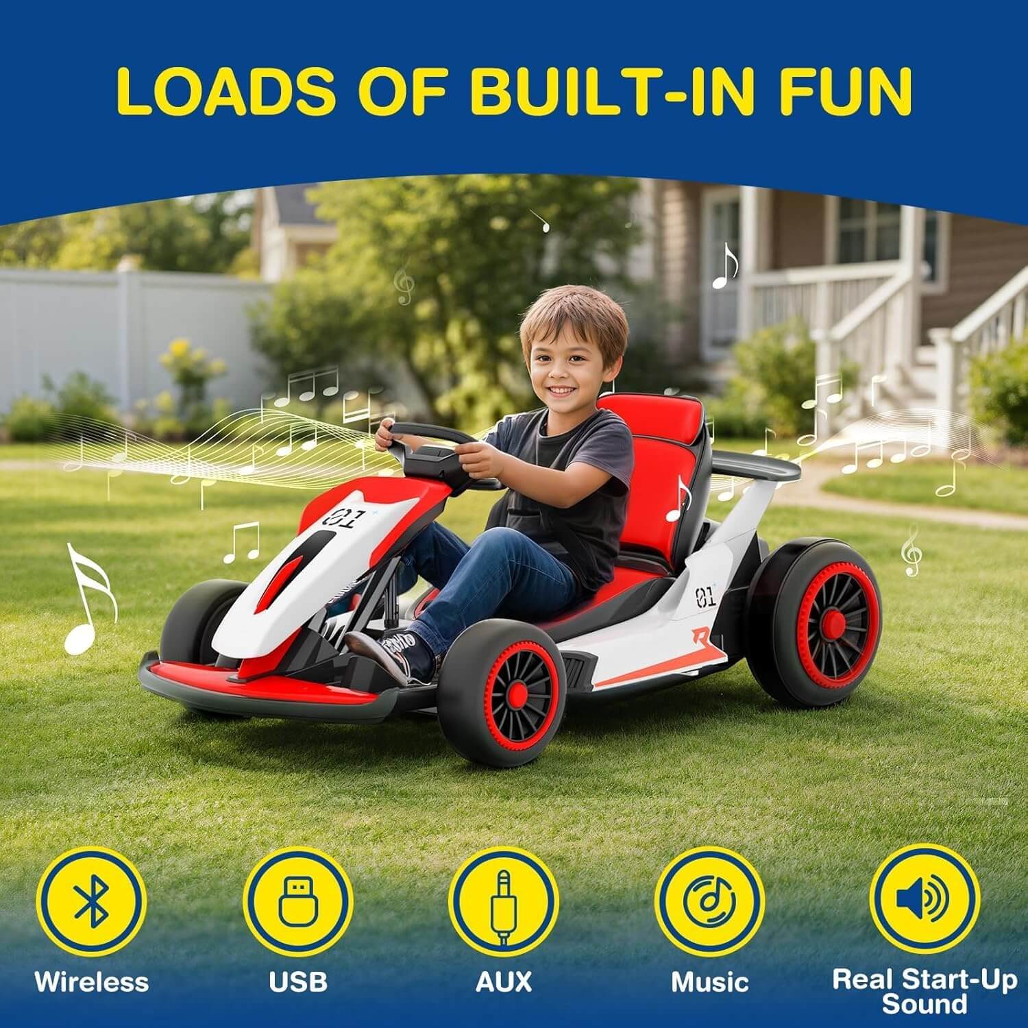 Joystroll PLANET X8 24V Kids' Electric Go-Kart