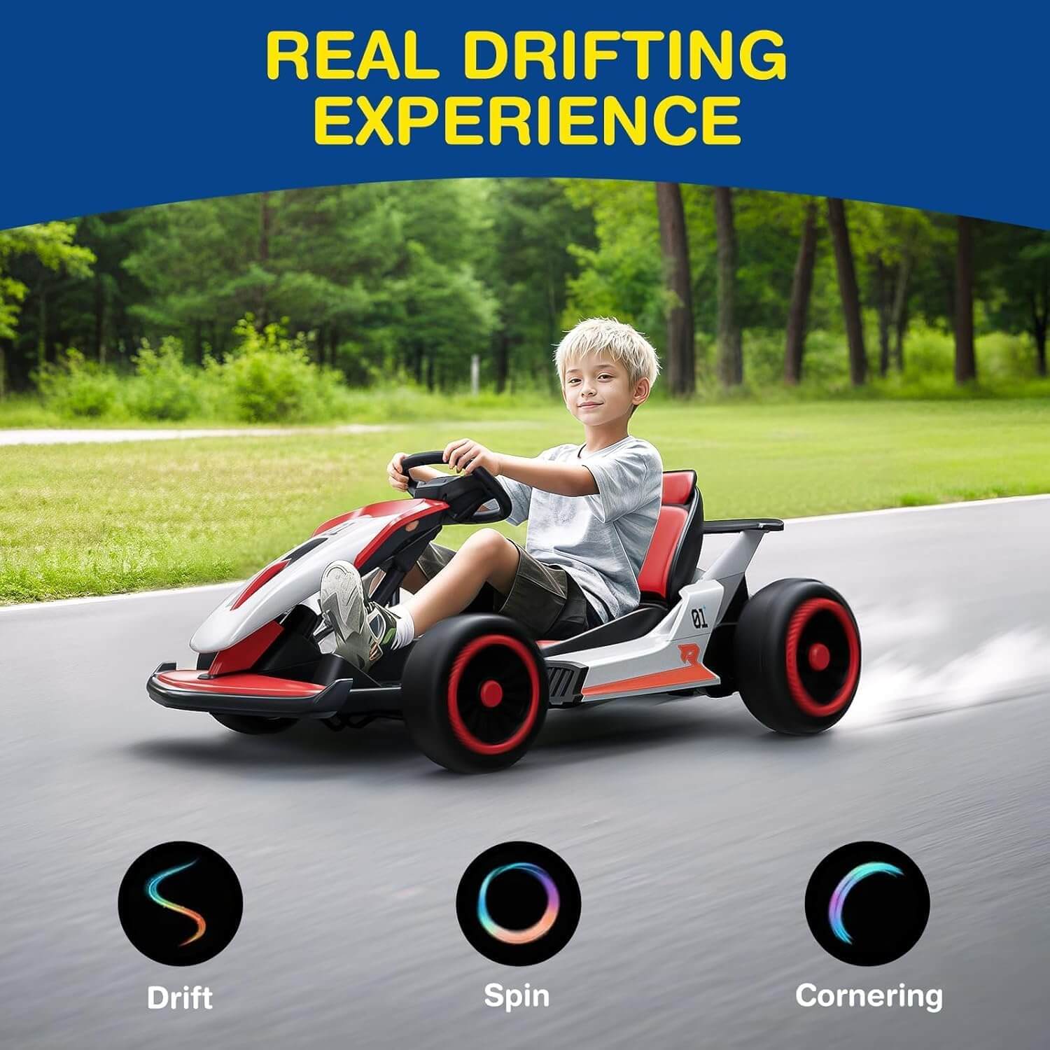 Joystroll PLANET X8 24V Kids' Electric Go-Kart