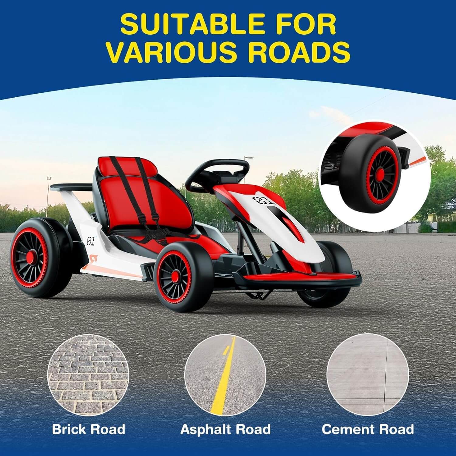 Joystroll PLANET X8 24V Kids' Electric Go-Kart