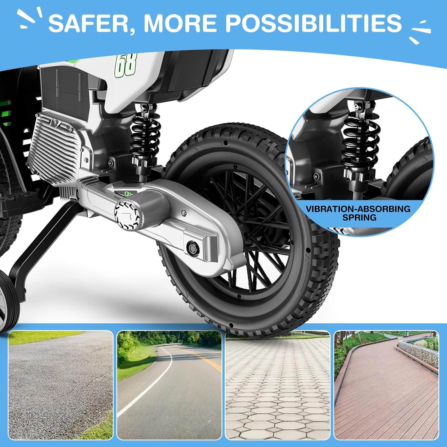 Joystroll S6 2x25W 12V Kids' Electric Dirt Bike