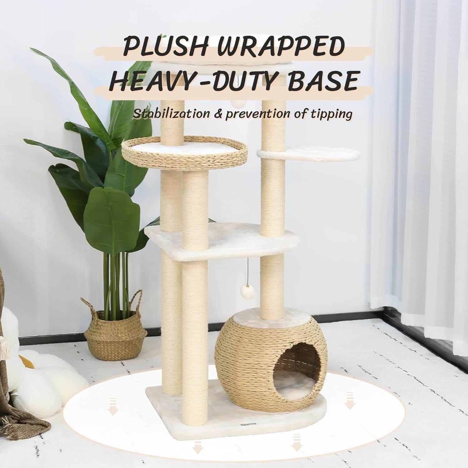 Kamaboko KM005 53" Modern Cat Tree