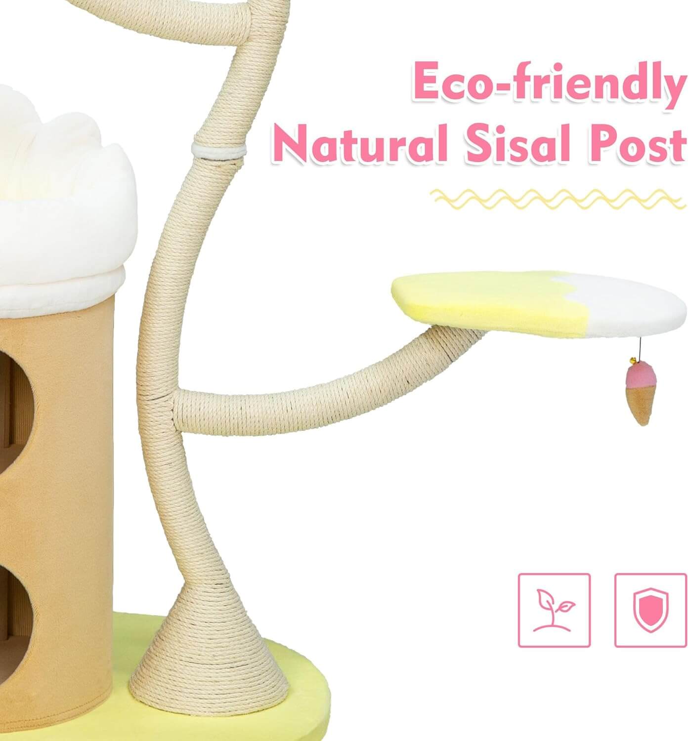 Kamaboko KM026 64.2" Flower Cat Tree