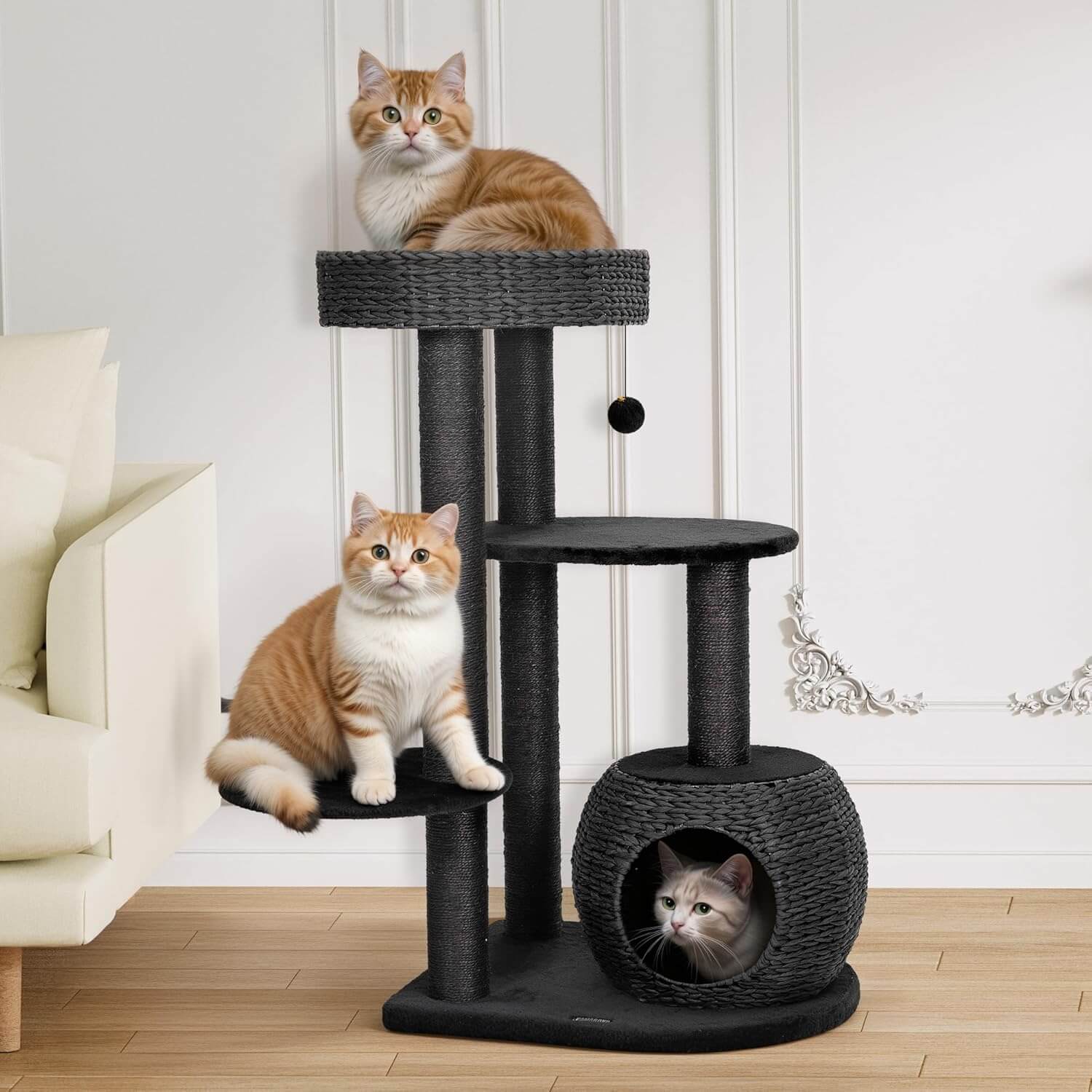 Kamaboko KM069 39" Modern Cat Tree