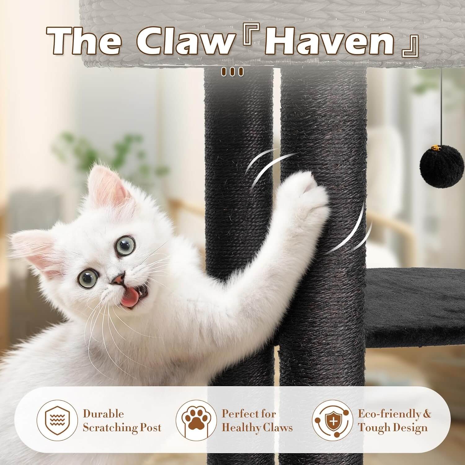 Kamaboko KM069 39" Modern Cat Tree