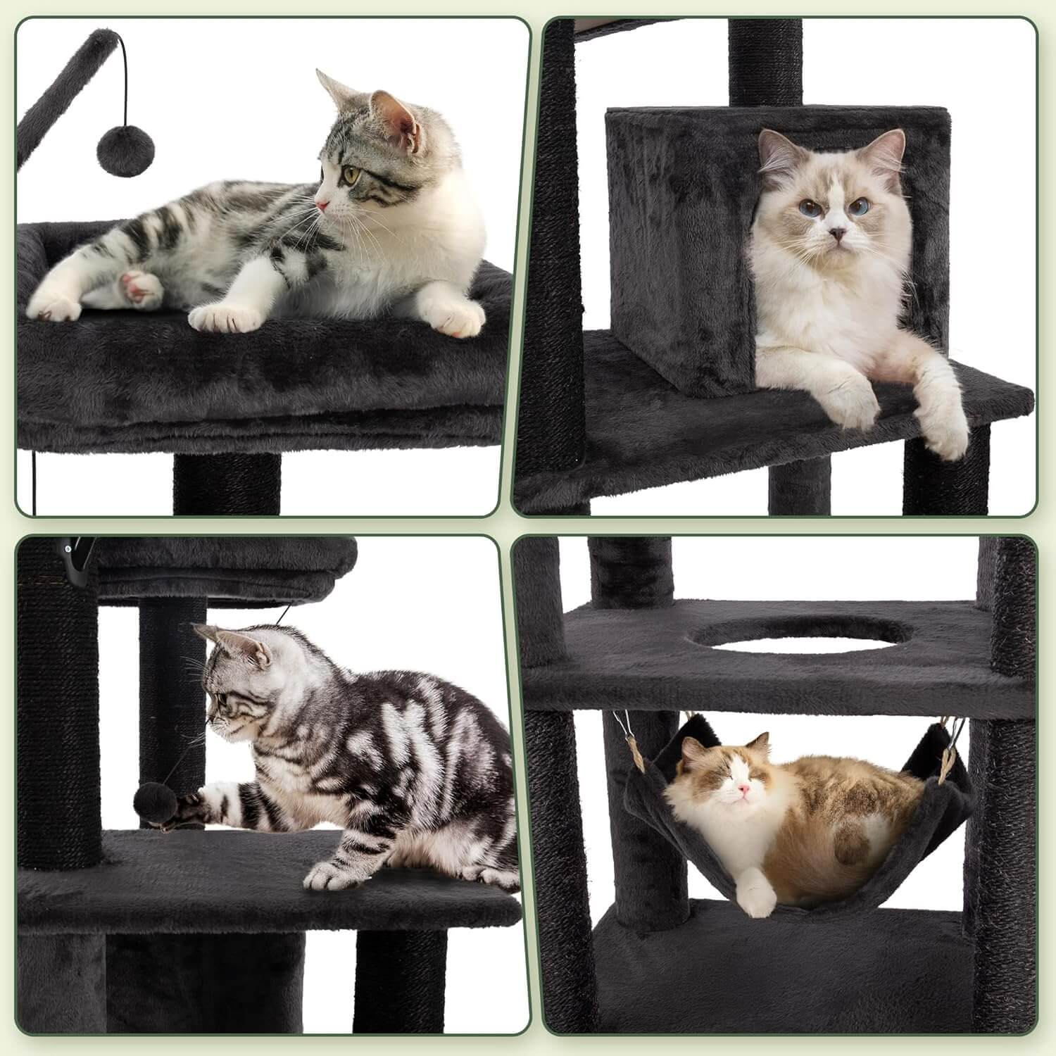 Kamaboko KM052 73.6" Modern Cat Tree
