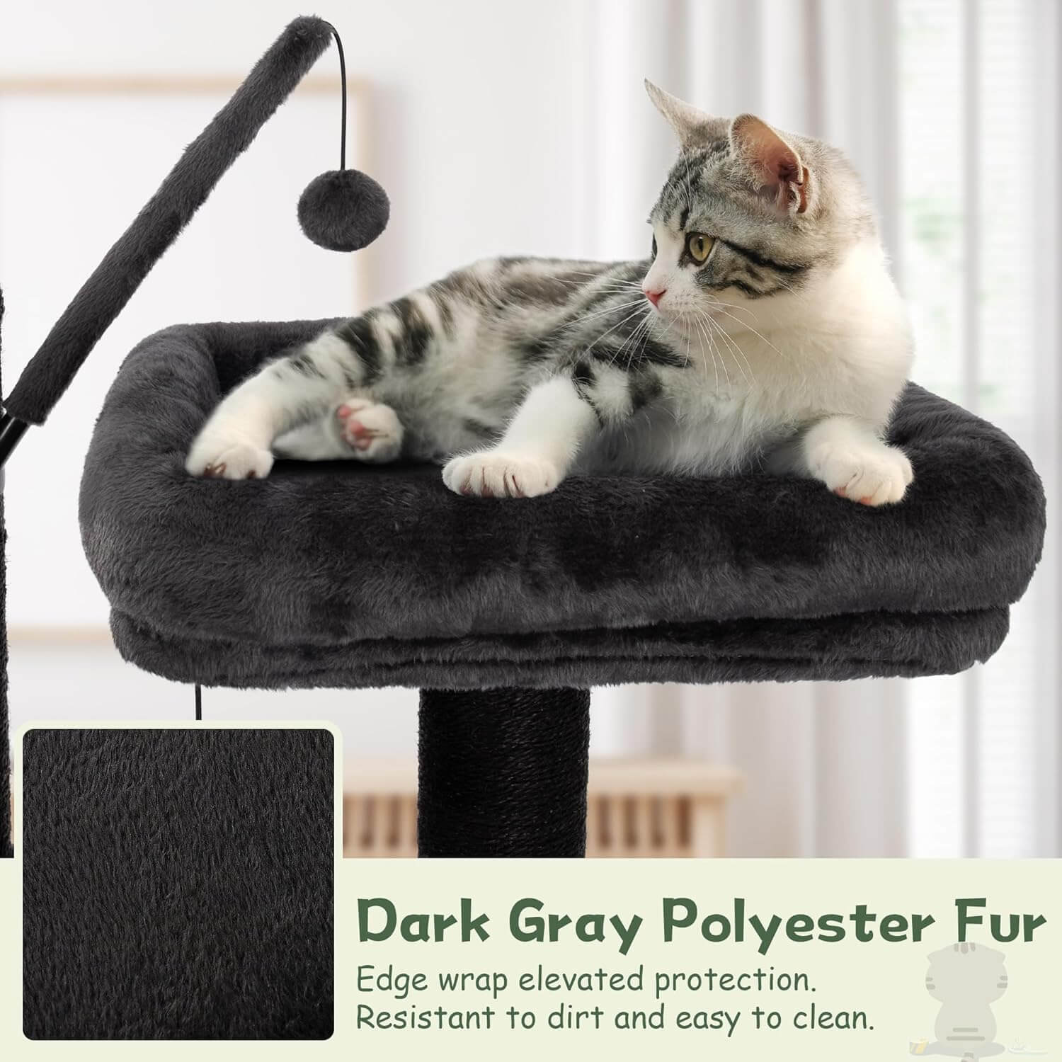 Kamaboko KM052 73.6" Modern Cat Tree