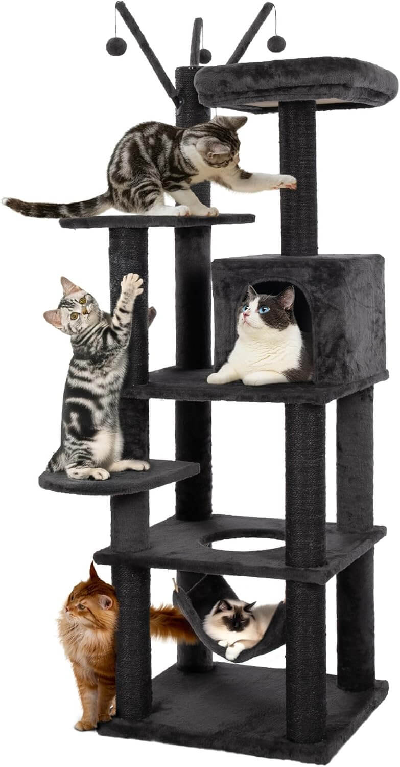 Kamaboko KM052 73.6" Modern Cat Tree