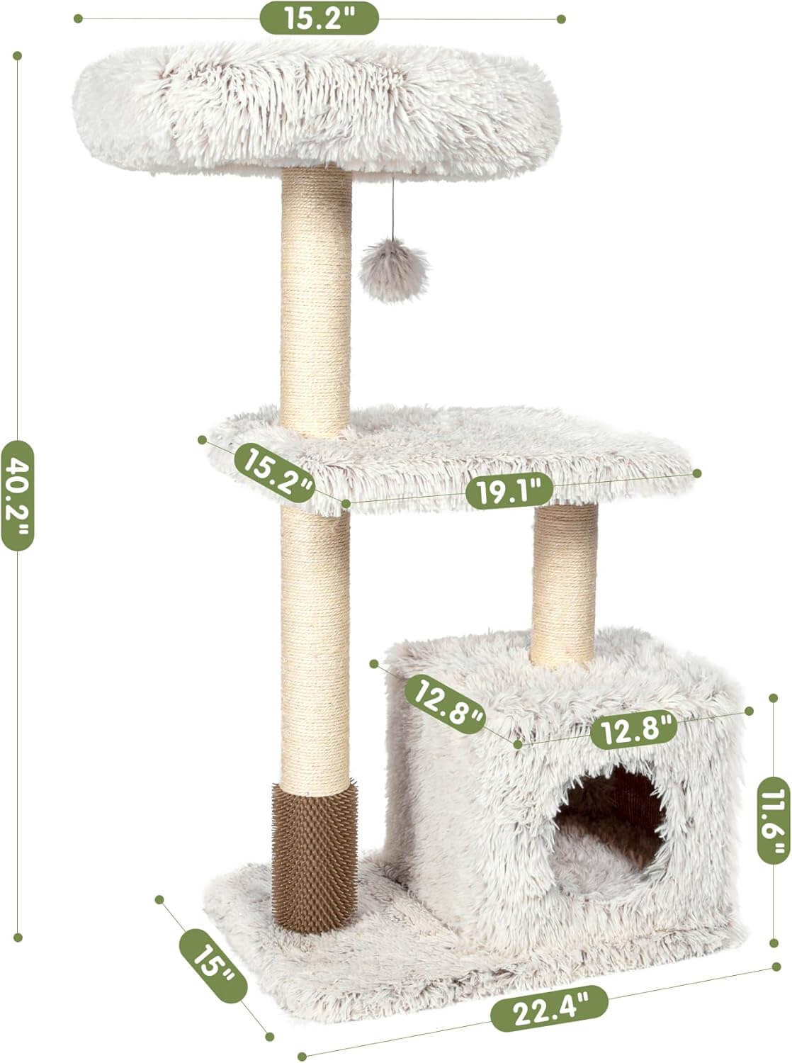 Kamaboko KM066 41" Modern Cat Tree