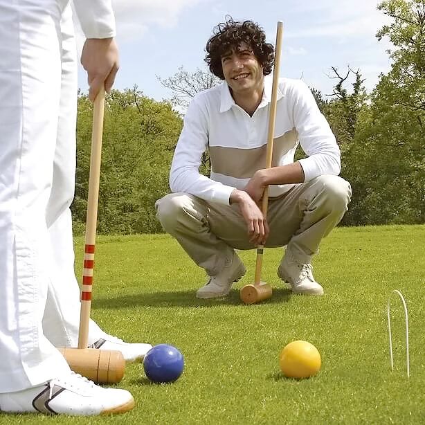 Kettler USA 4-PLAYER ADULT Croquet Set, 10-08304, Made In Italy