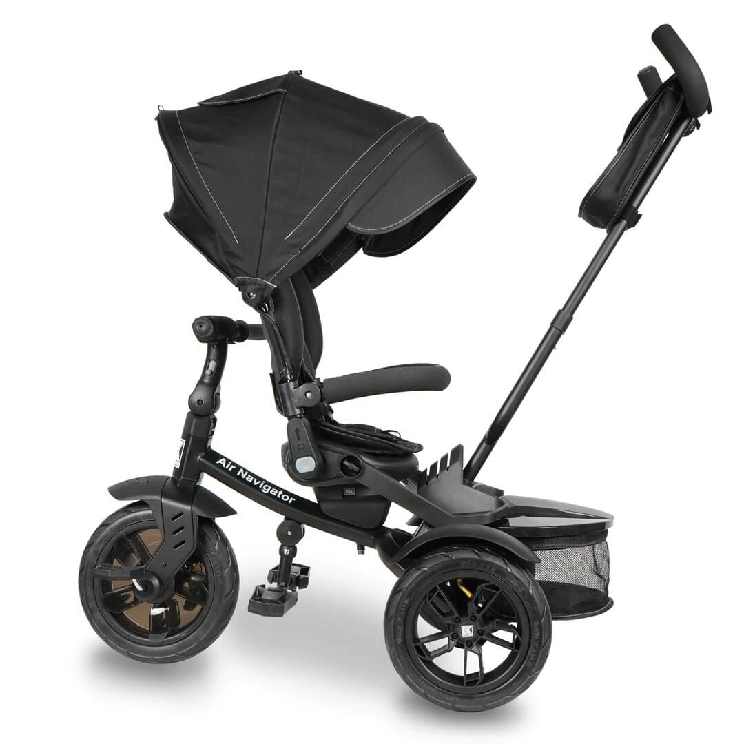 Kettler USA AIR NAVIGATOR Kids 6-In-1 Pedal Tricycle, T450-Black