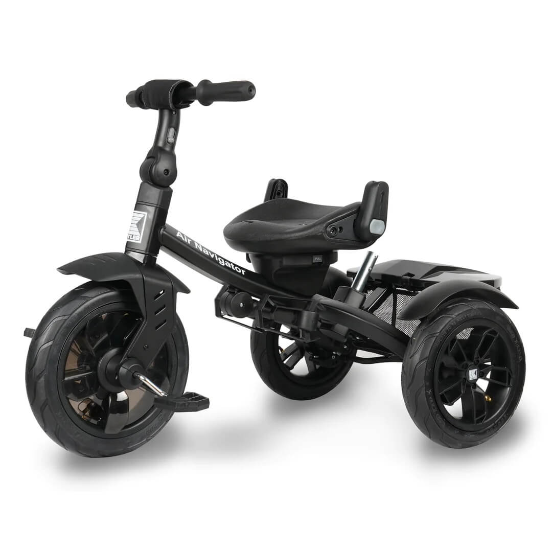 Kettler USA AIR NAVIGATOR Kids 6-In-1 Pedal Tricycle, T450-Black