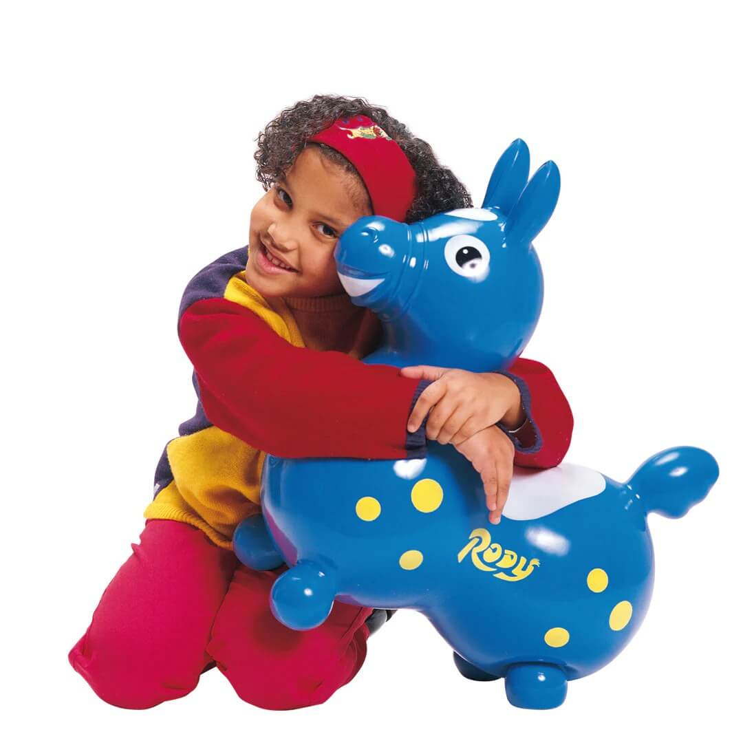 Kettler USA Children's COUNTRY PLAYHOUSE & RODY INFLATABLE BOUNCE HORSE Set