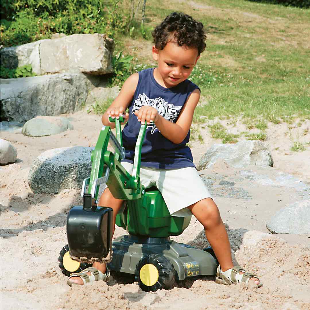 Kettler USA John Deere Digger Kids Excavator Toy, 421022