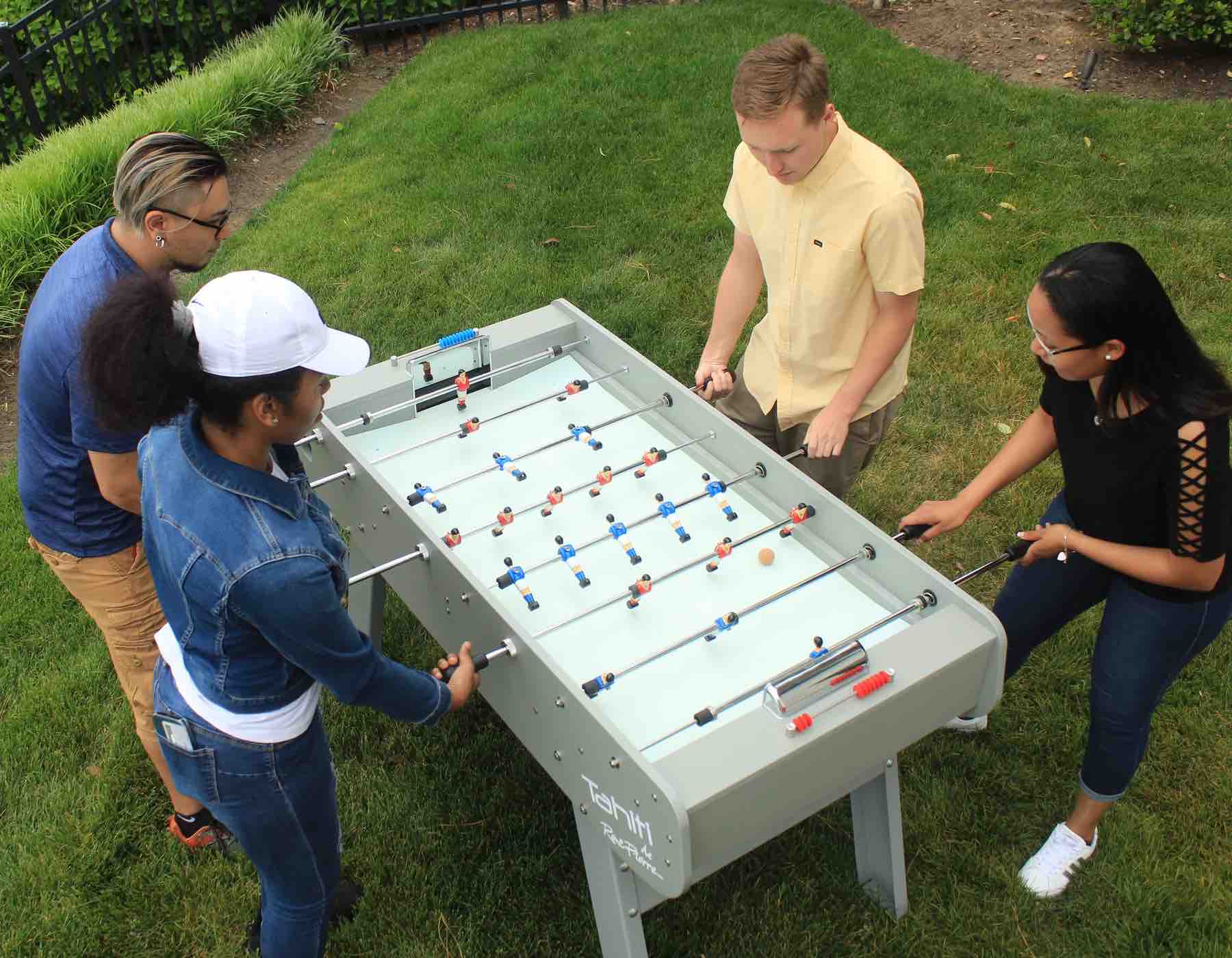Kettler USA RENE PIERRE TAHITI Outdoor Four-Player Foosball Table, Made In France