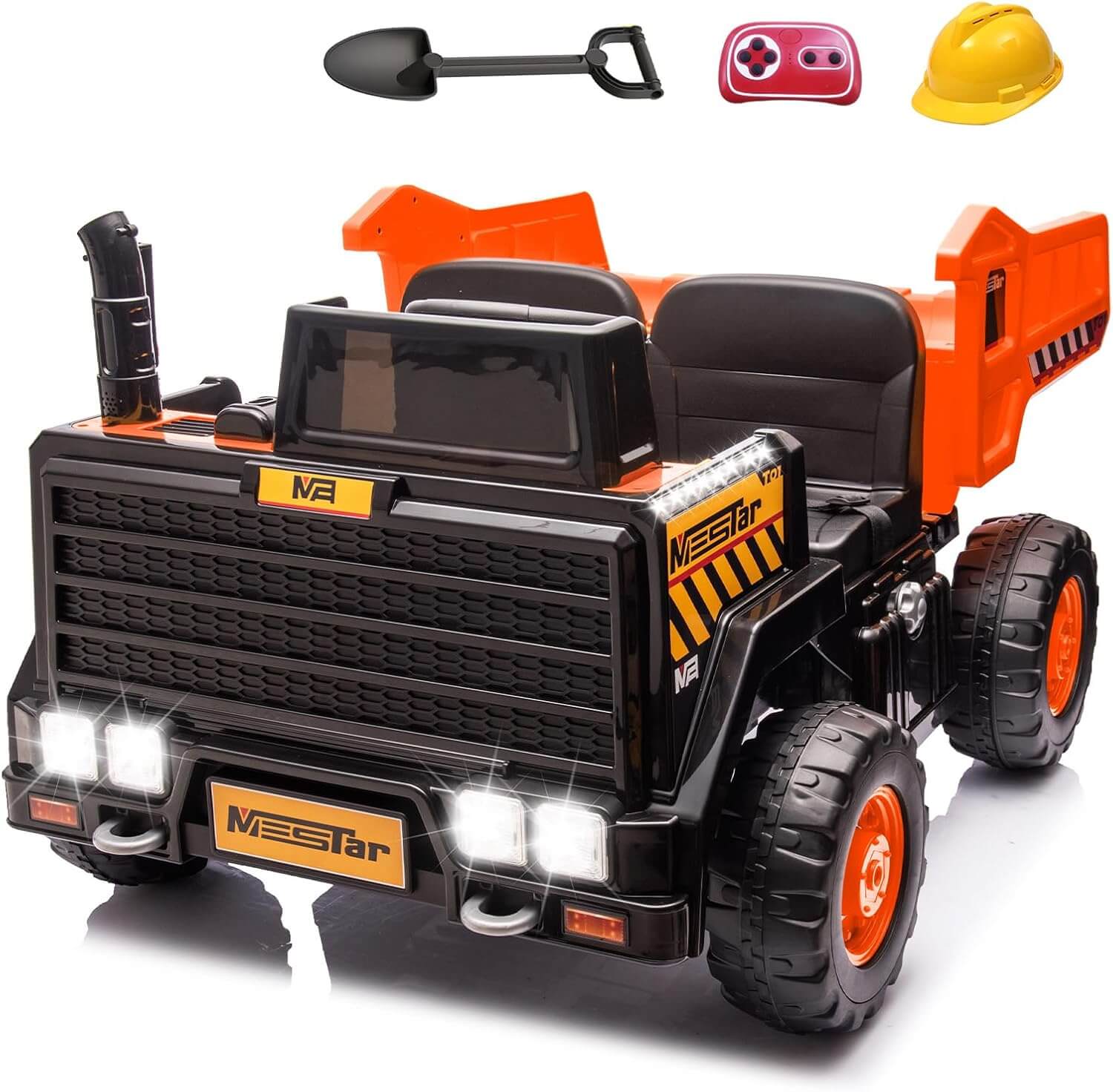 Kidsera 24V 2 Seater Kids' Dump Truck Electric Ride-On Toy