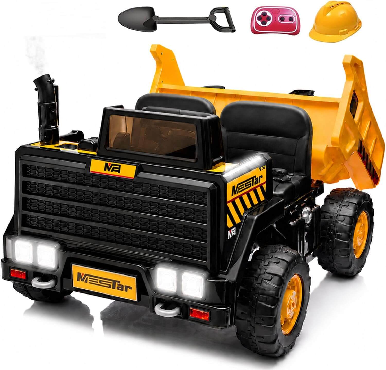 Kidsera 24V 2 Seater Kids' Dump Truck Electric Ride-On Toy