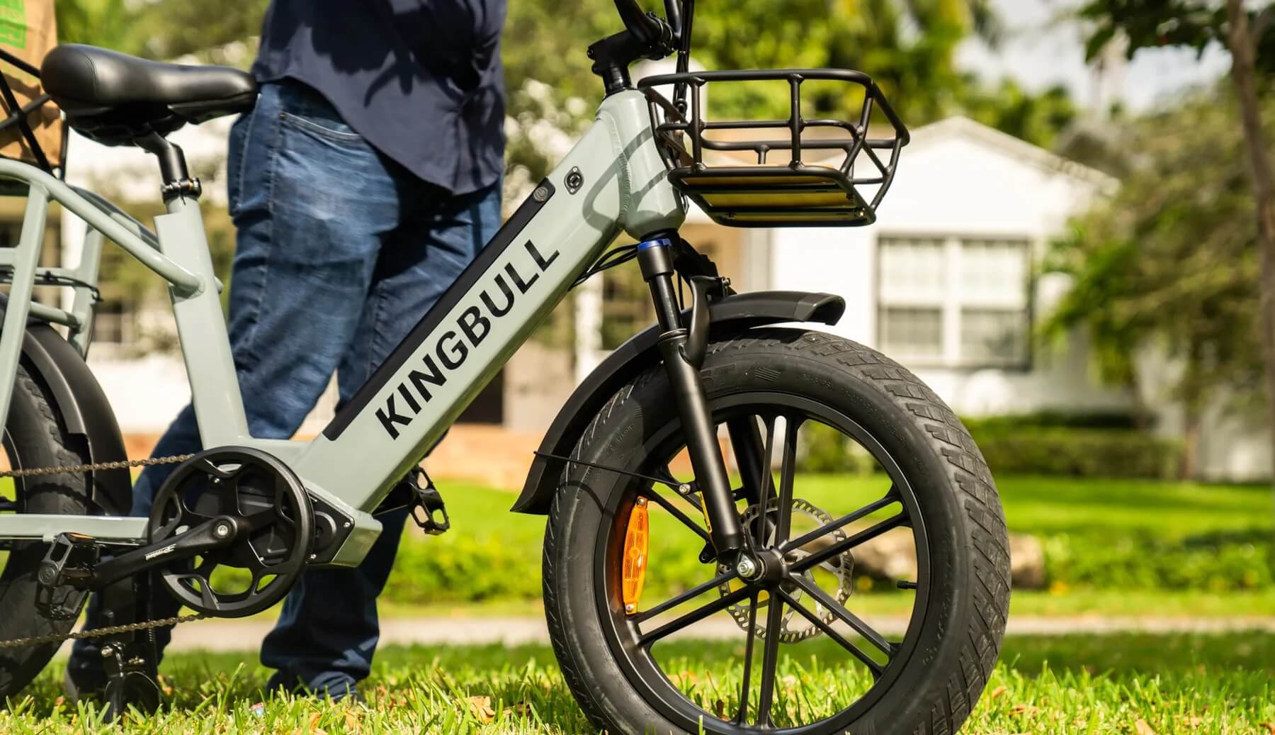 2024 KingBull VOYAGER 750W 48V Cargo Fat Tire Electric Bike