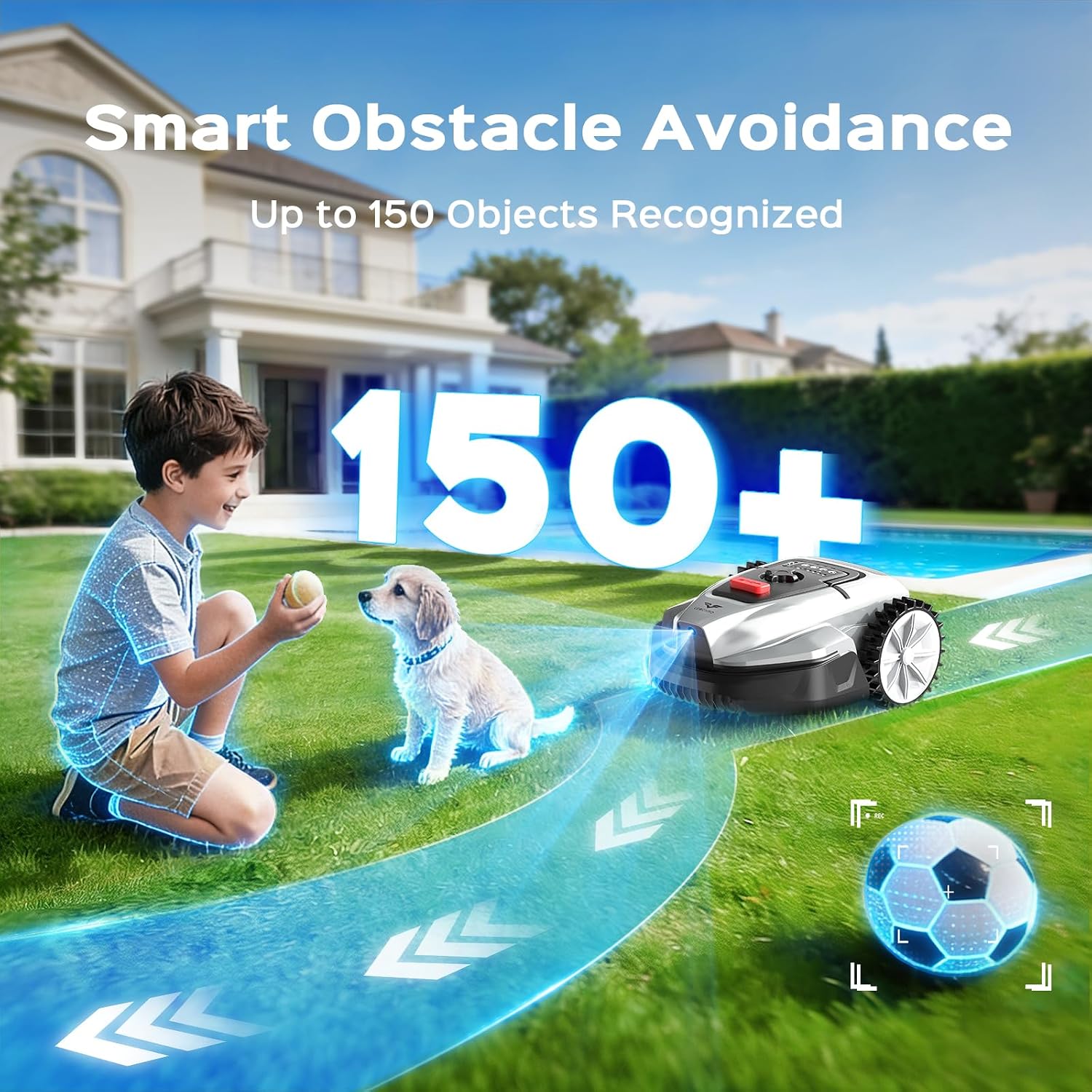 LEBOSBO V3 AI Vision Robotic Lawn Mower