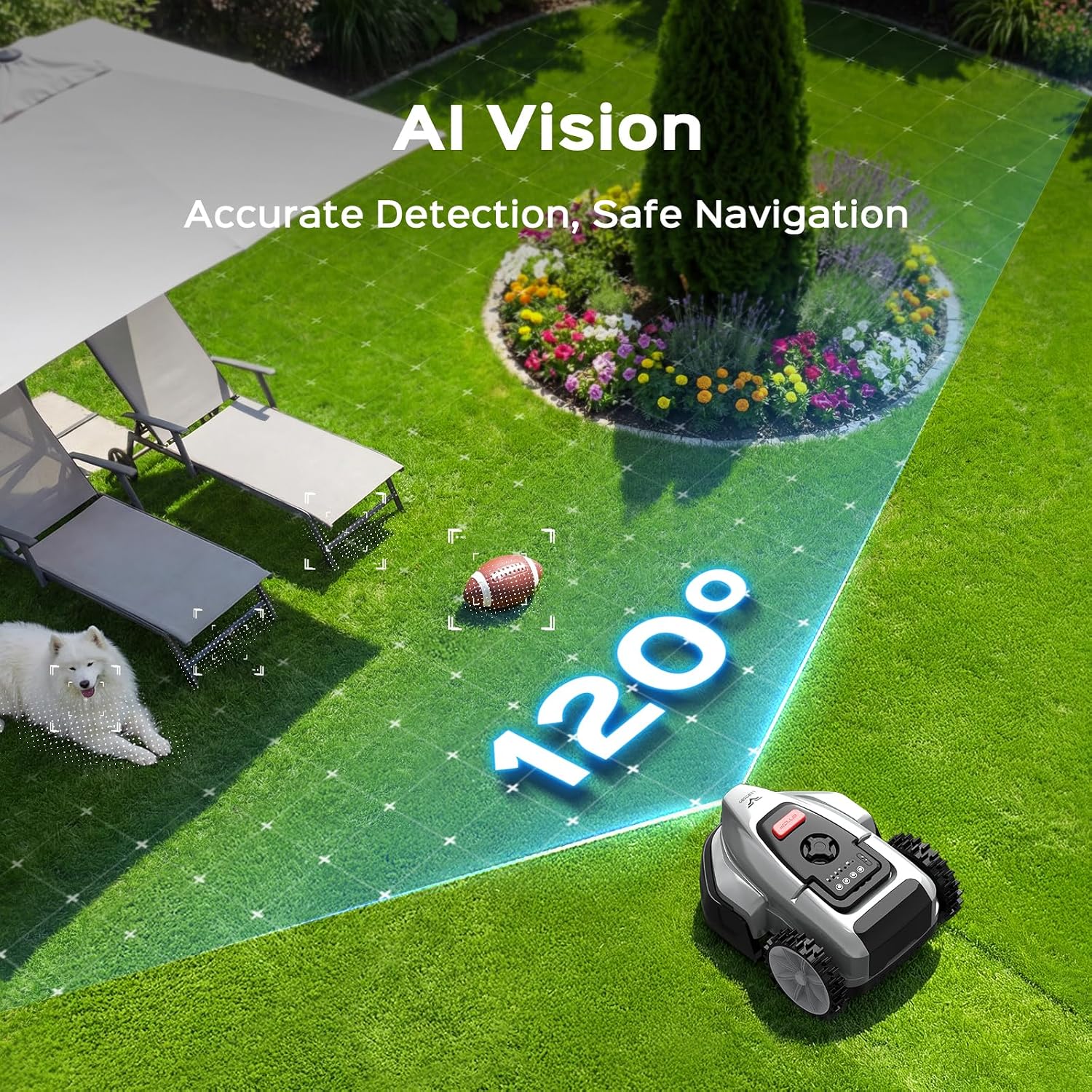 LEBOSBO V3 AI Vision Robotic Lawn Mower