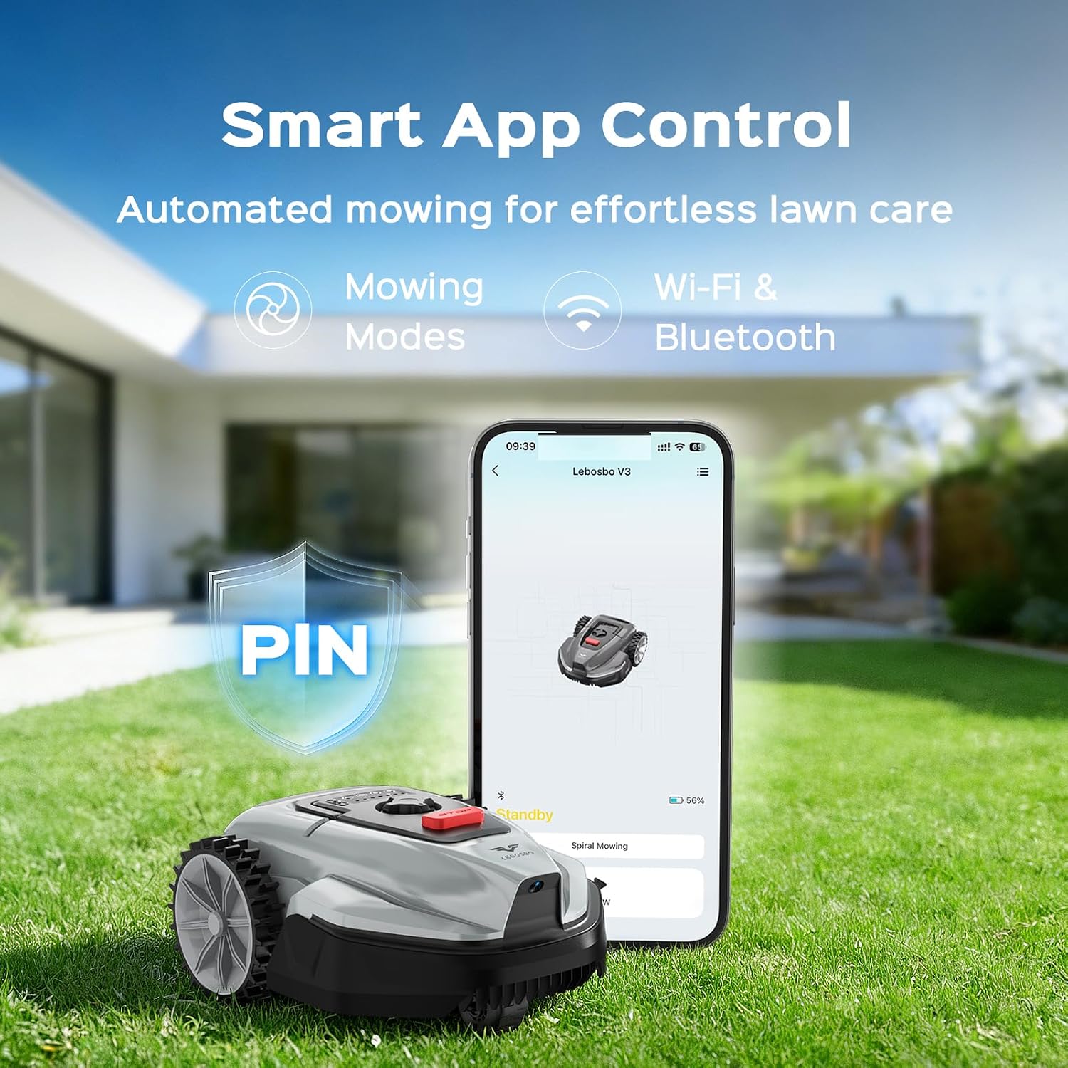 LEBOSBO V3 AI Vision Robotic Lawn Mower