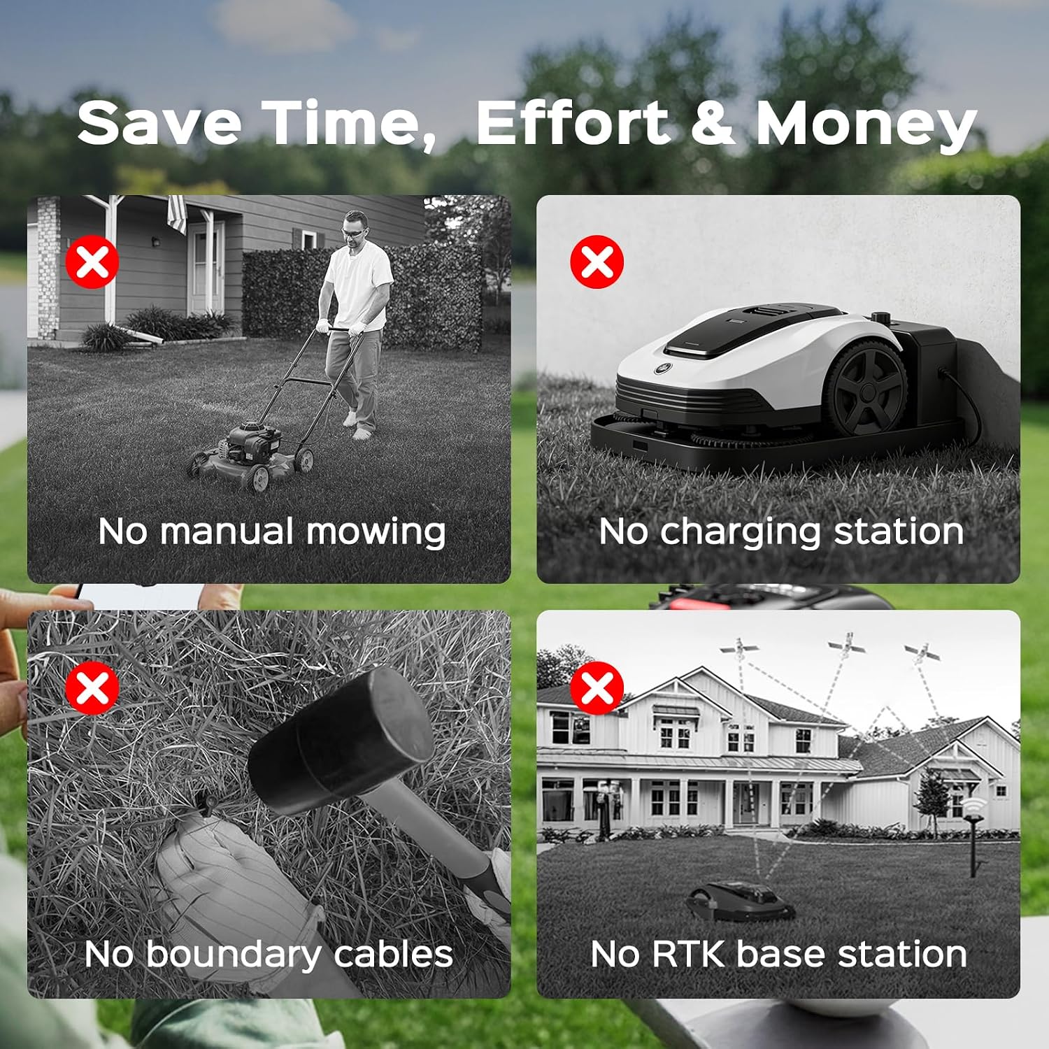LEBOSBO V3 AI Vision Robotic Lawn Mower