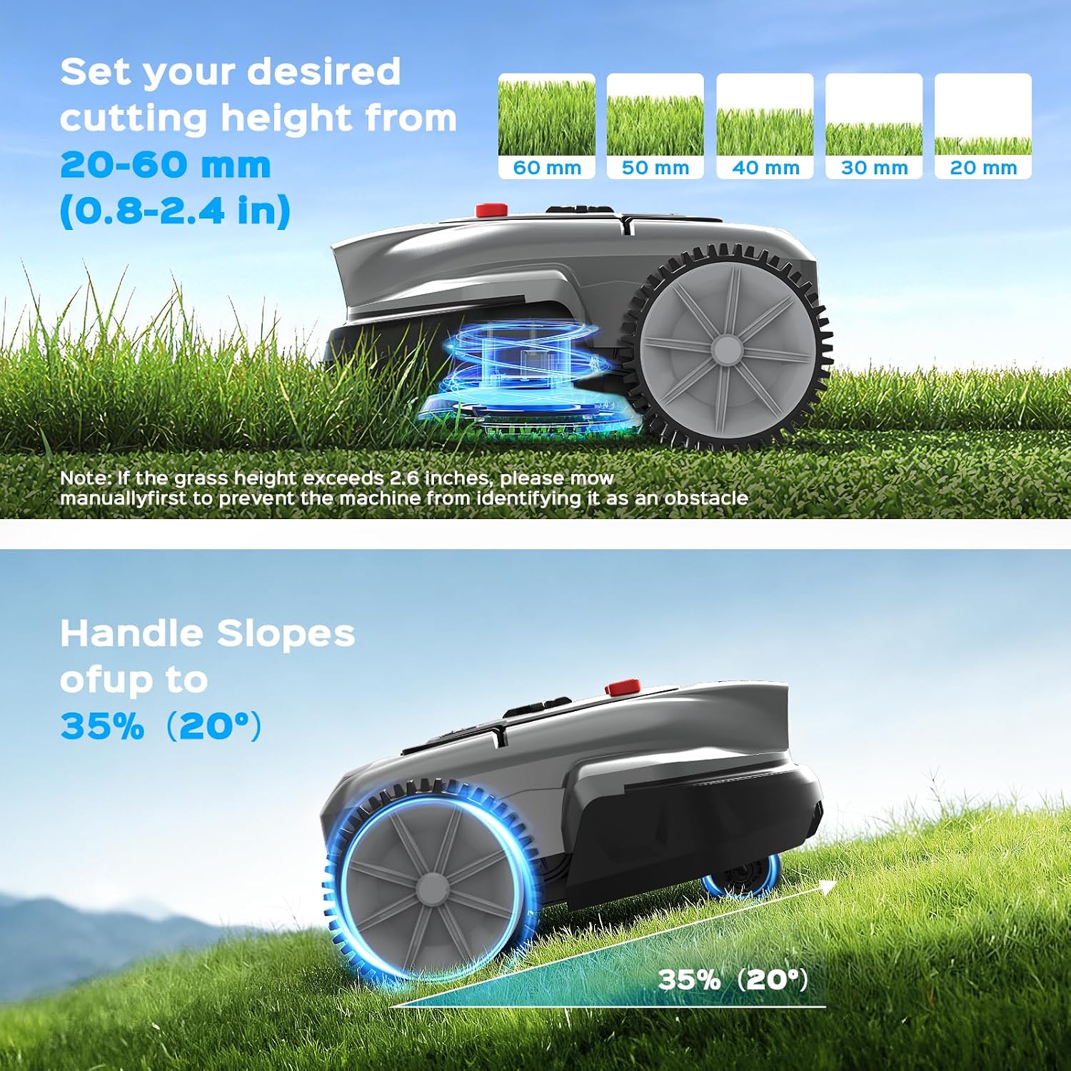 LEBOSBO V3 AI Vision Robotic Lawn Mower