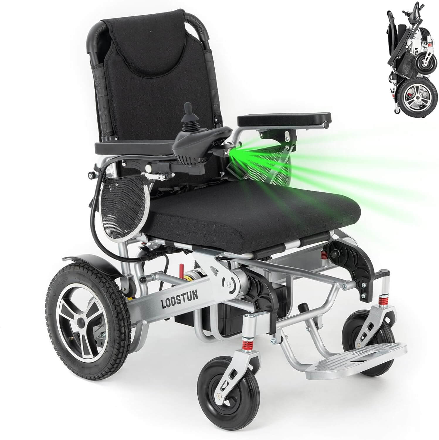 LODSTUN LD10-12 500W Folding Electric Power Wheelchair