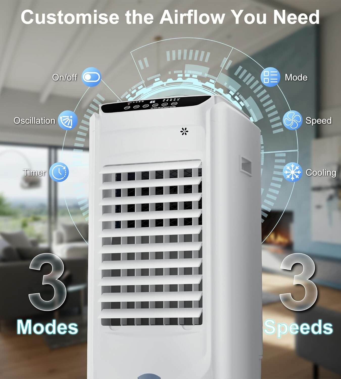 Landeagle 32" Swamp Cooler Portable Air Conditioner