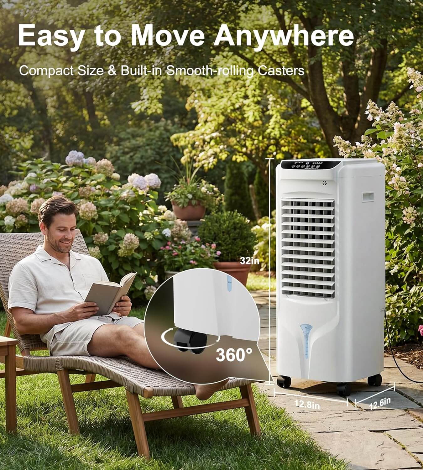 Landeagle 32" Swamp Cooler Portable Air Conditioner