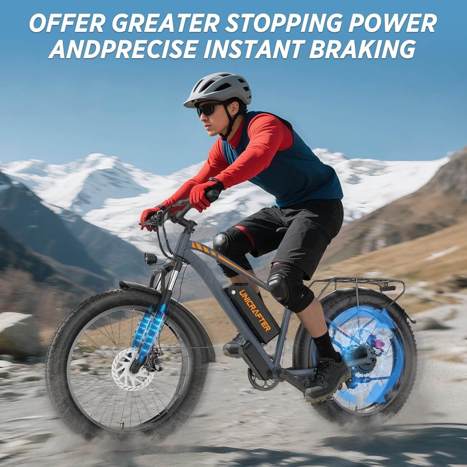 Leluoyun F01 1500W 48V Fat Tire Electric Mountain Bike