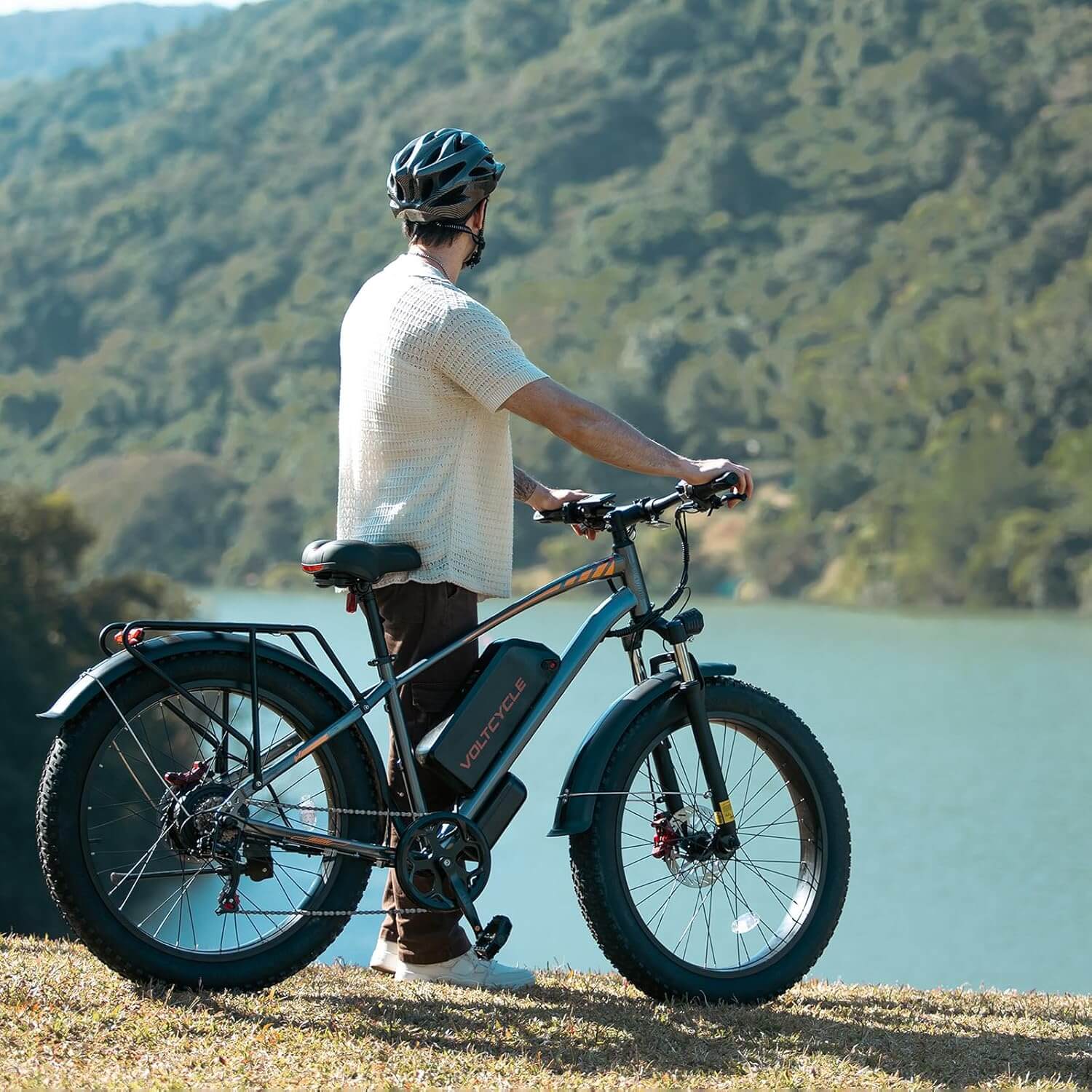 Leluoyun F01 1500W 48V Fat Tire Electric Mountain Bike