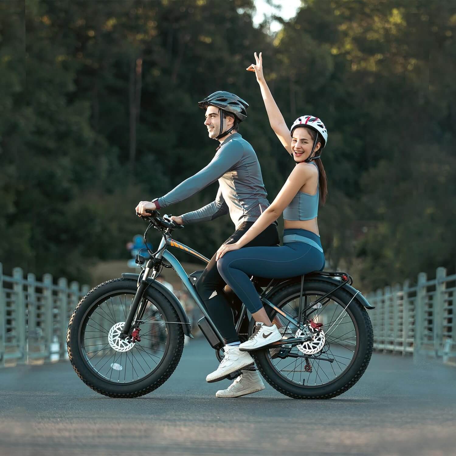 Leluoyun F01 1500W 48V Fat Tire Electric Mountain Bike