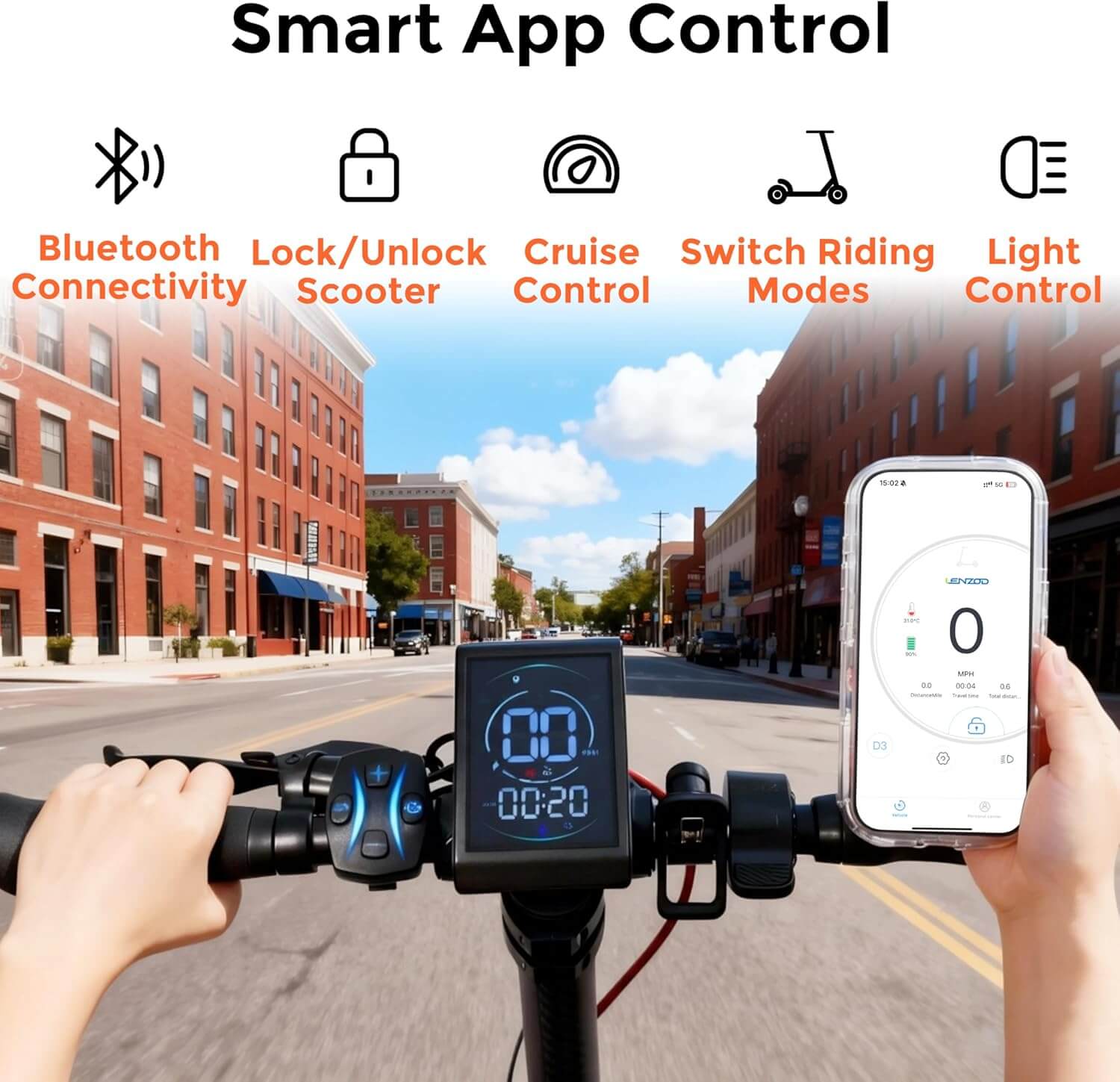 Lifemagic H1 Carbon Fiber Folding Electric Scooter