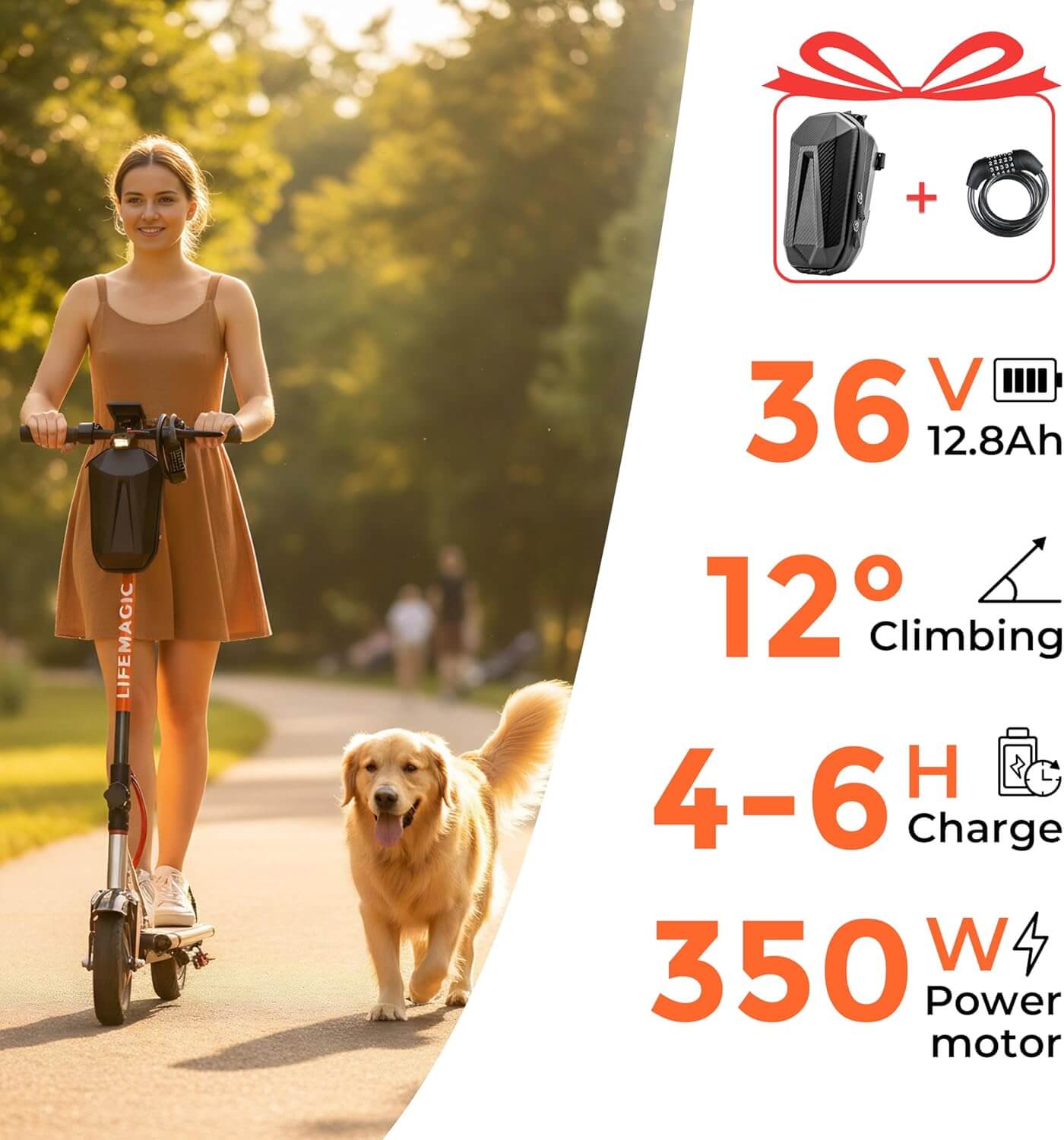 Lifemagic H1 Carbon Fiber Folding Electric Scooter