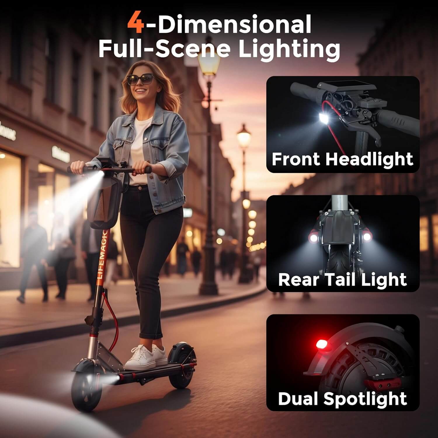 Lifemagic H1 Carbon Fiber Folding Electric Scooter