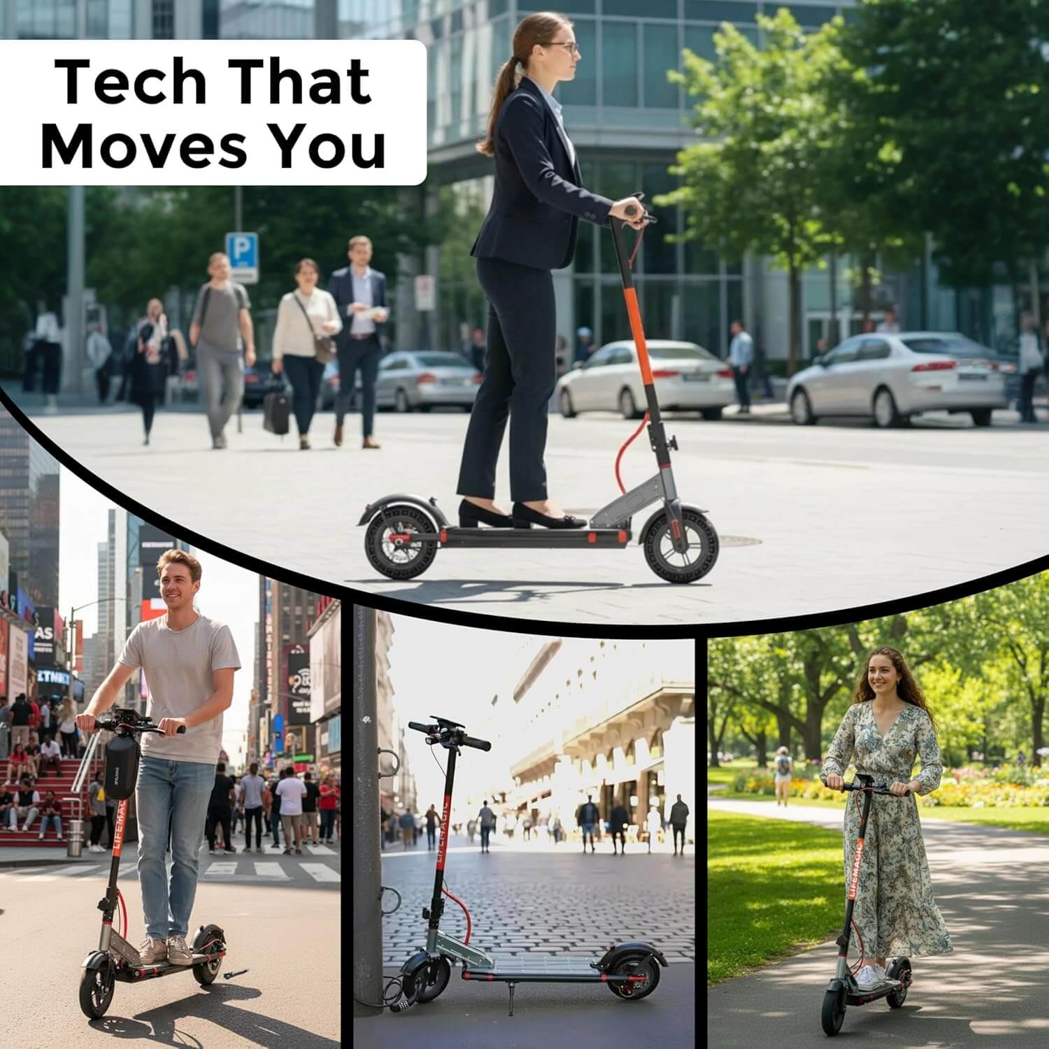 Lifemagic H1 Carbon Fiber Folding Electric Scooter