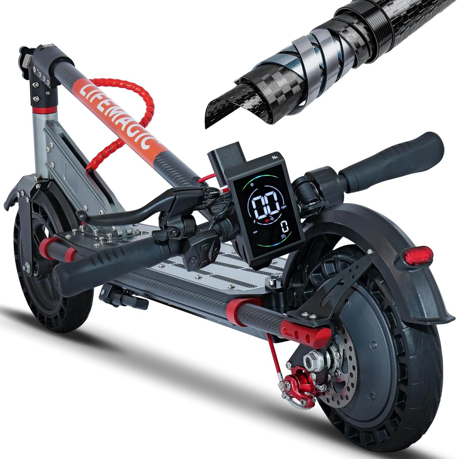 Lifemagic H1 Carbon Fiber Folding Electric Scooter