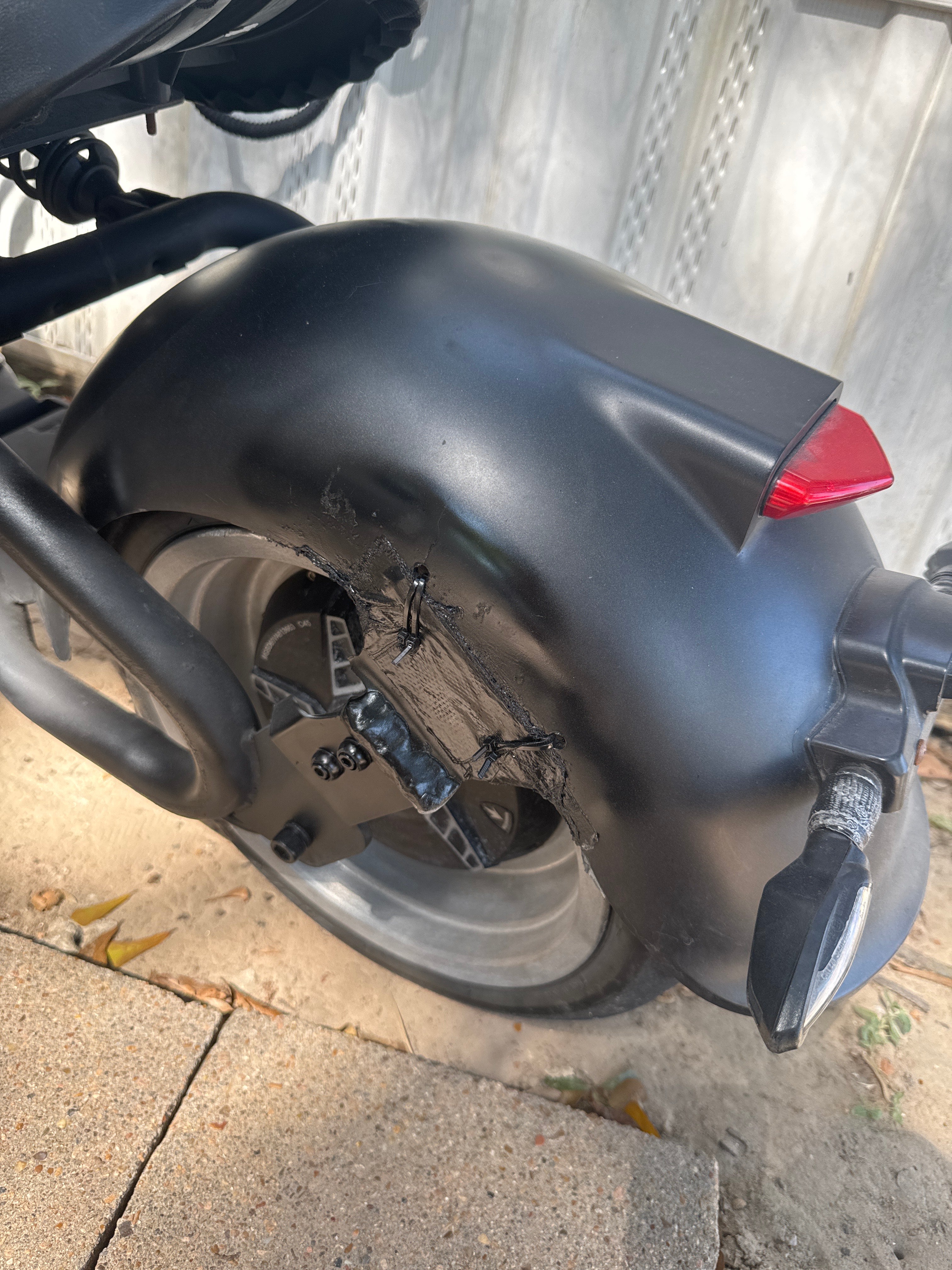 Linkseride Replacement REAR FENDER for the M8 Citycoco Chopper Electric Scooter